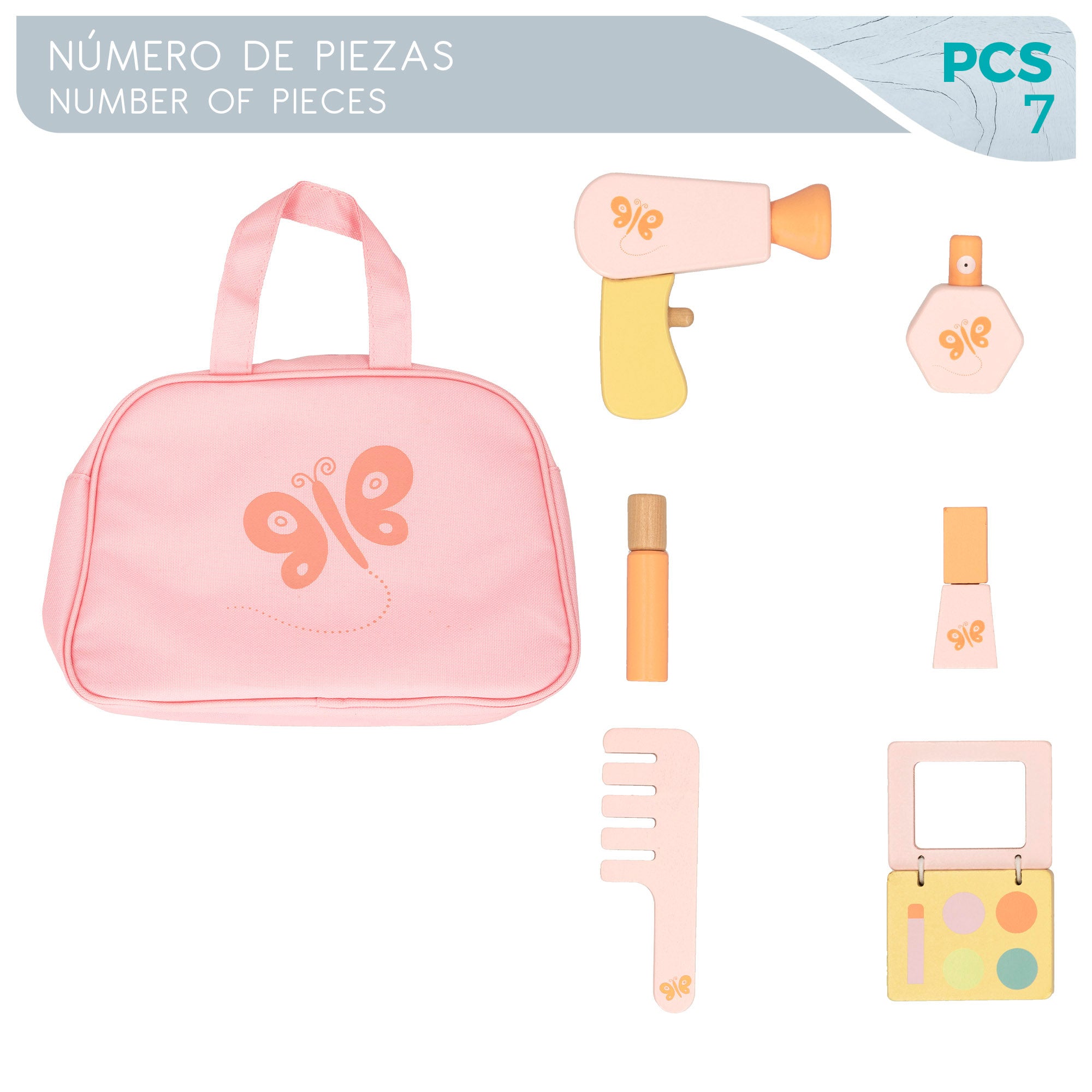 WOOMAX Set de belleza de madera