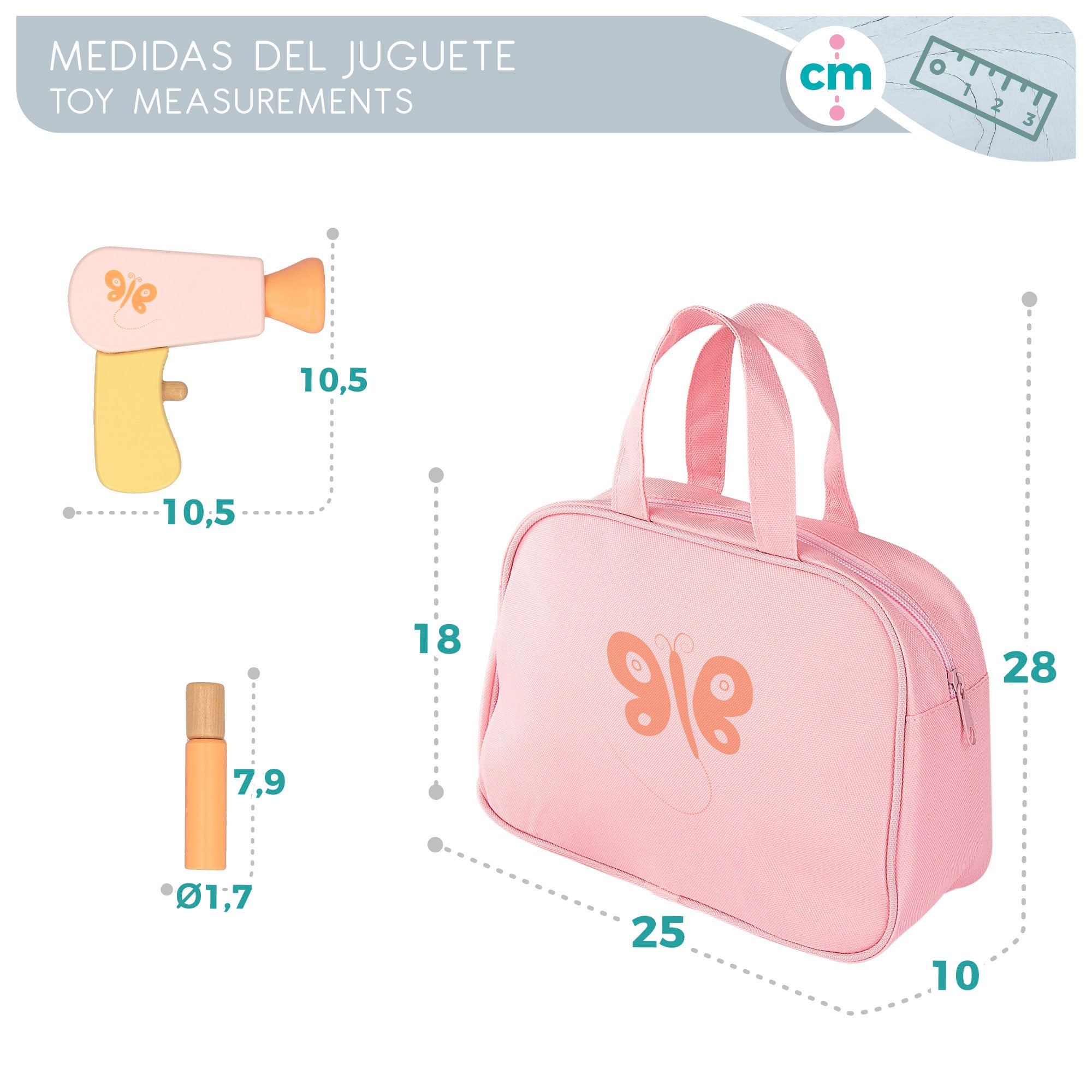 WOOMAX Set de belleza de madera