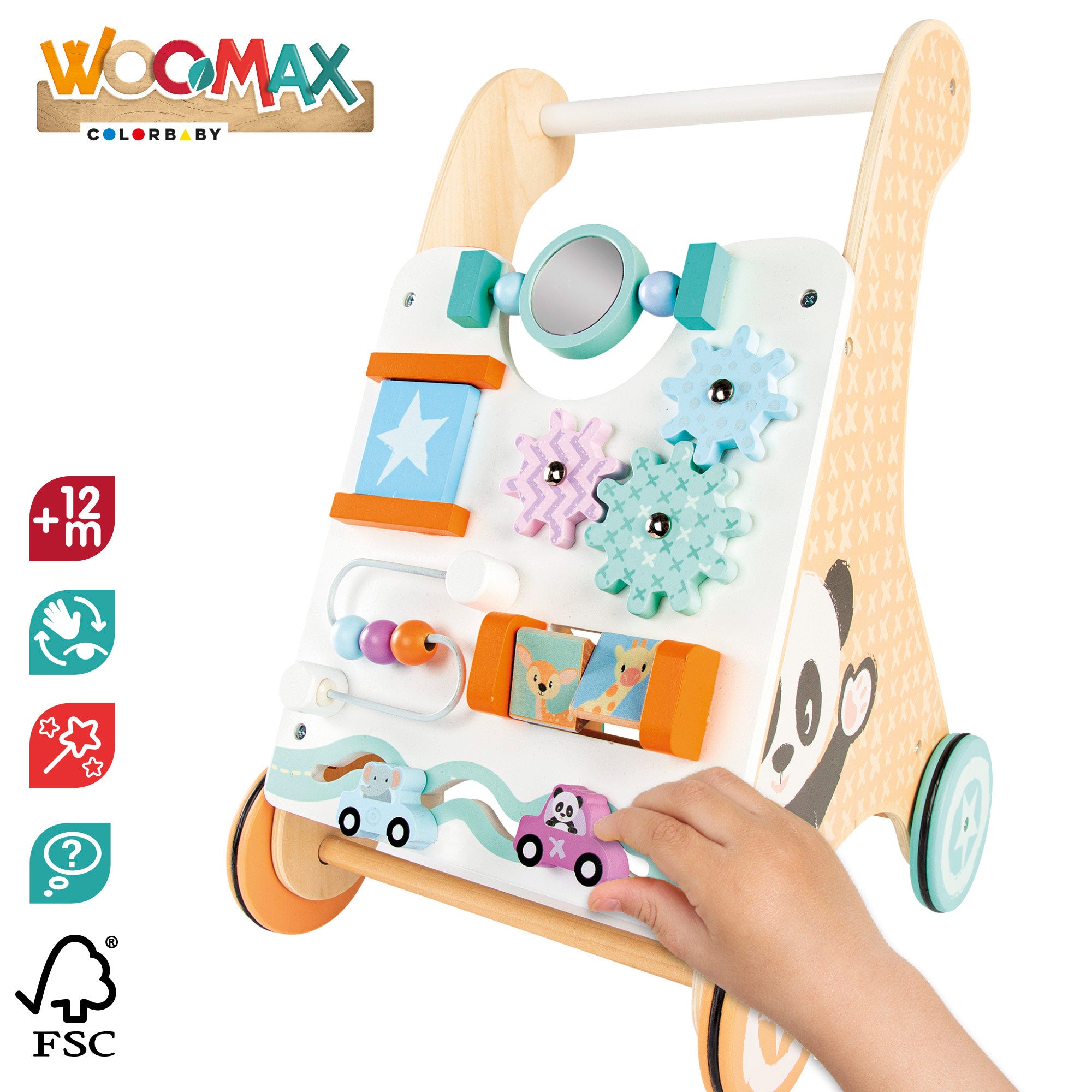 WOOMAX Andador madera para bebés