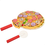 WOOMAX Set pizza madera autoadhesiva