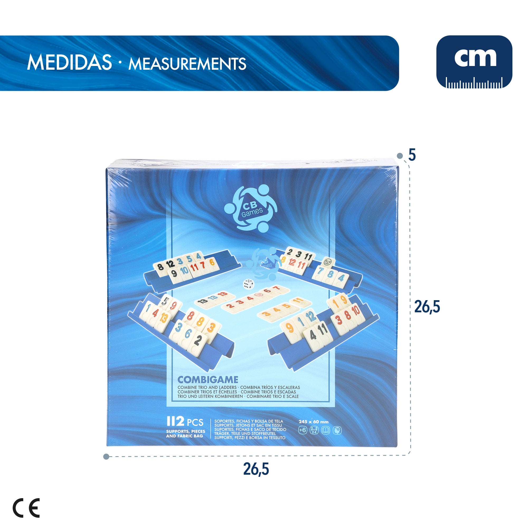 Juego de mesa Combigame con bolsa 112 pcs CB Games