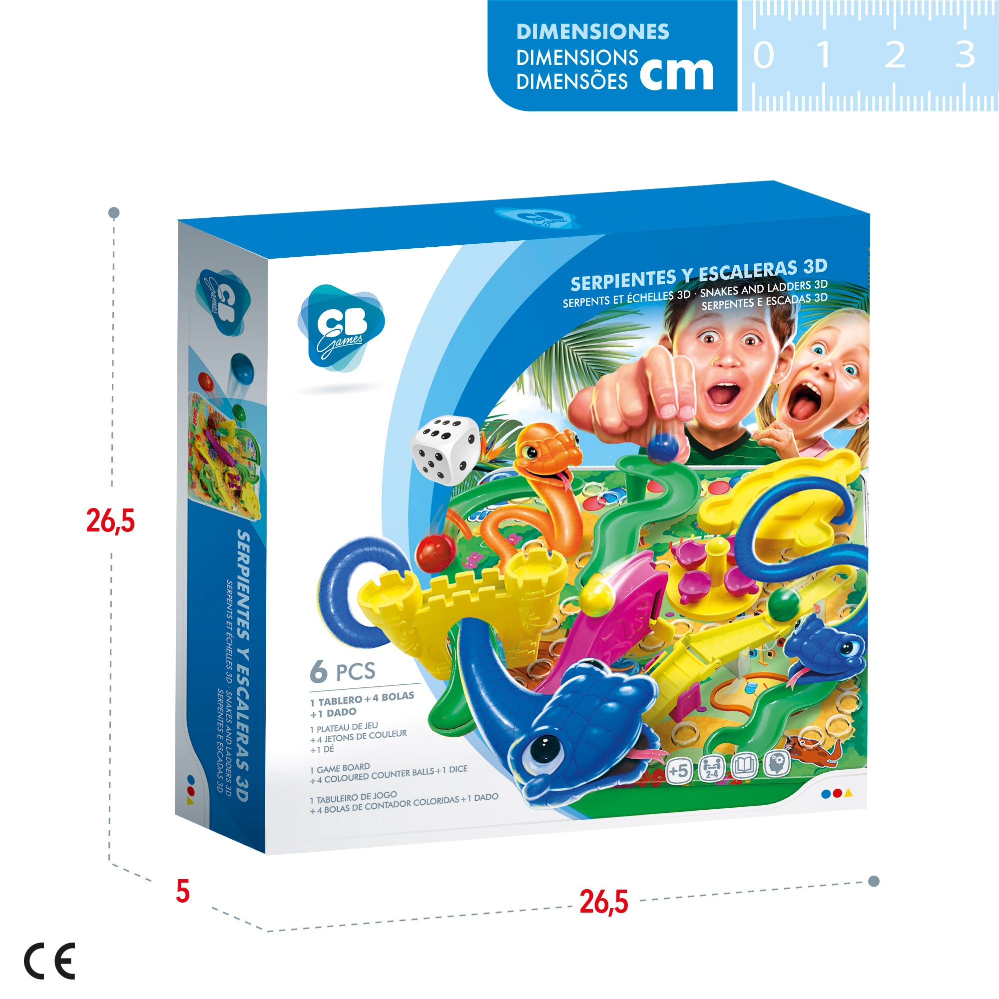 Juego serpientes y escaleras CB Games