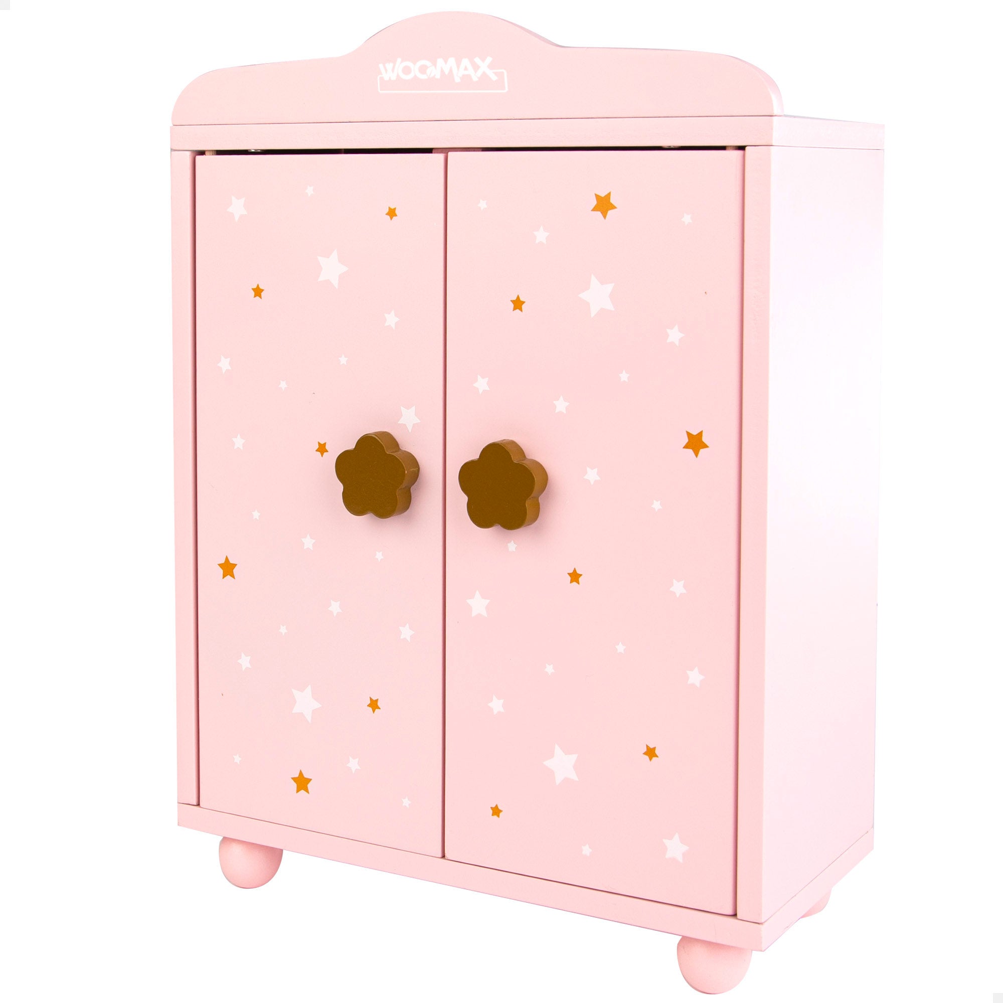 WOOMAX Armario de madera para muñecas