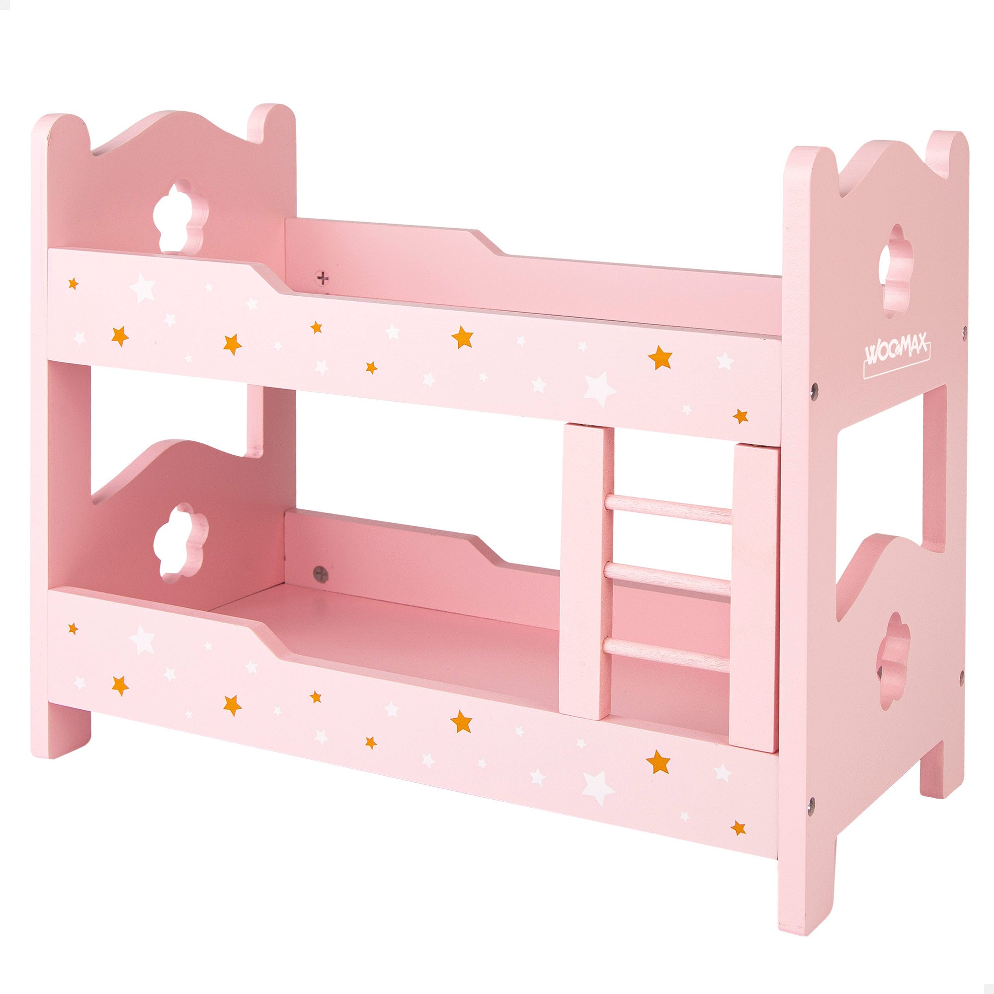 WOOMAX Litera de madera para muñecas