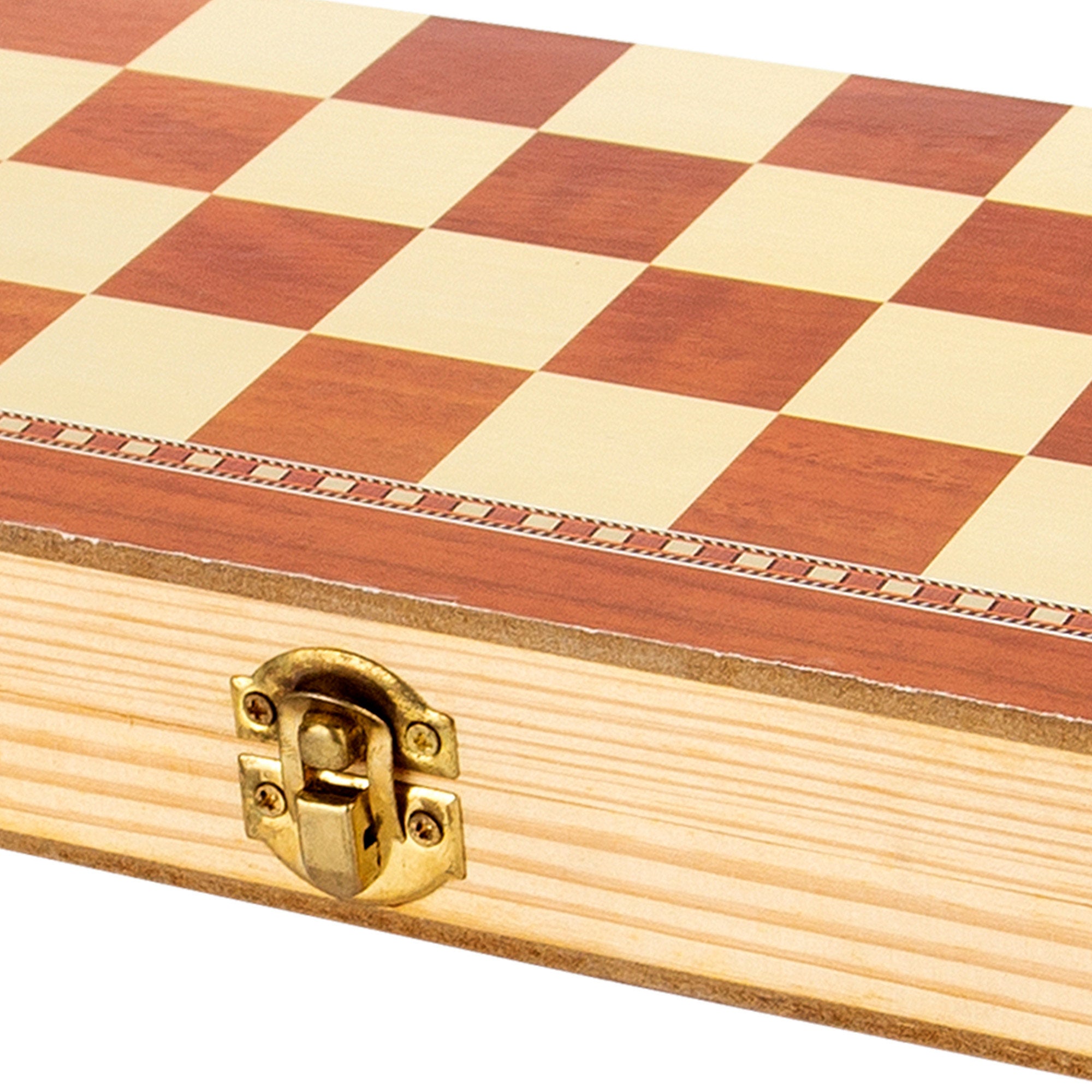 Tablero ajedrez 3 en 1 de madera CB Games