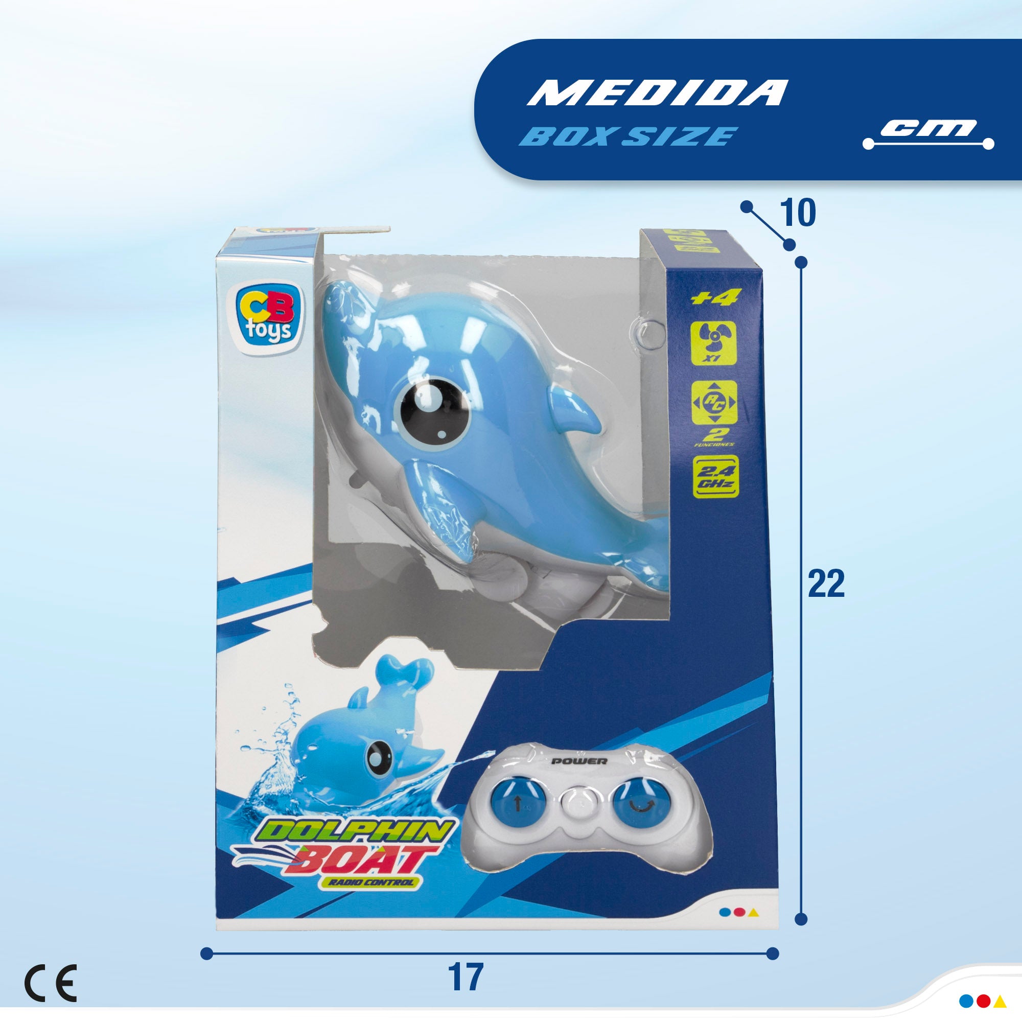 Delfín de juguete acuático teledirigido CB Toys