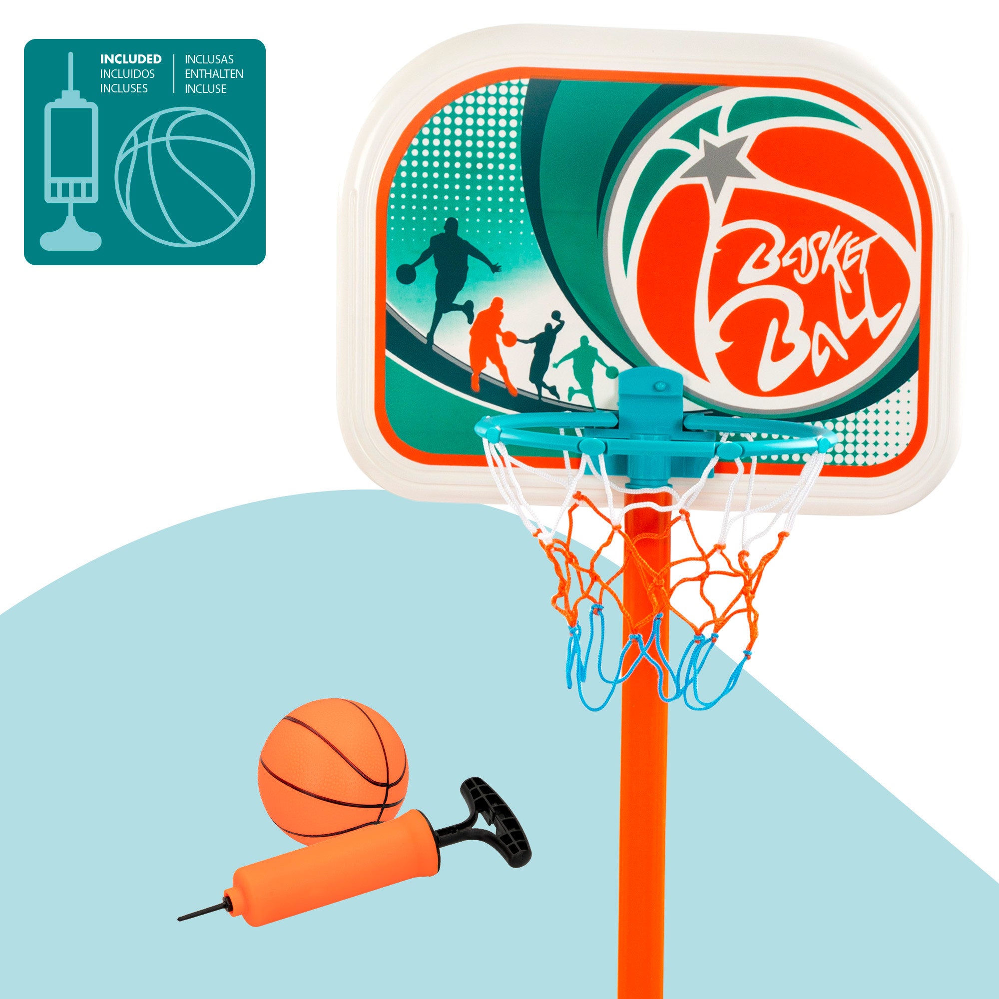 Canasta baloncesto niños con balón CB Toys