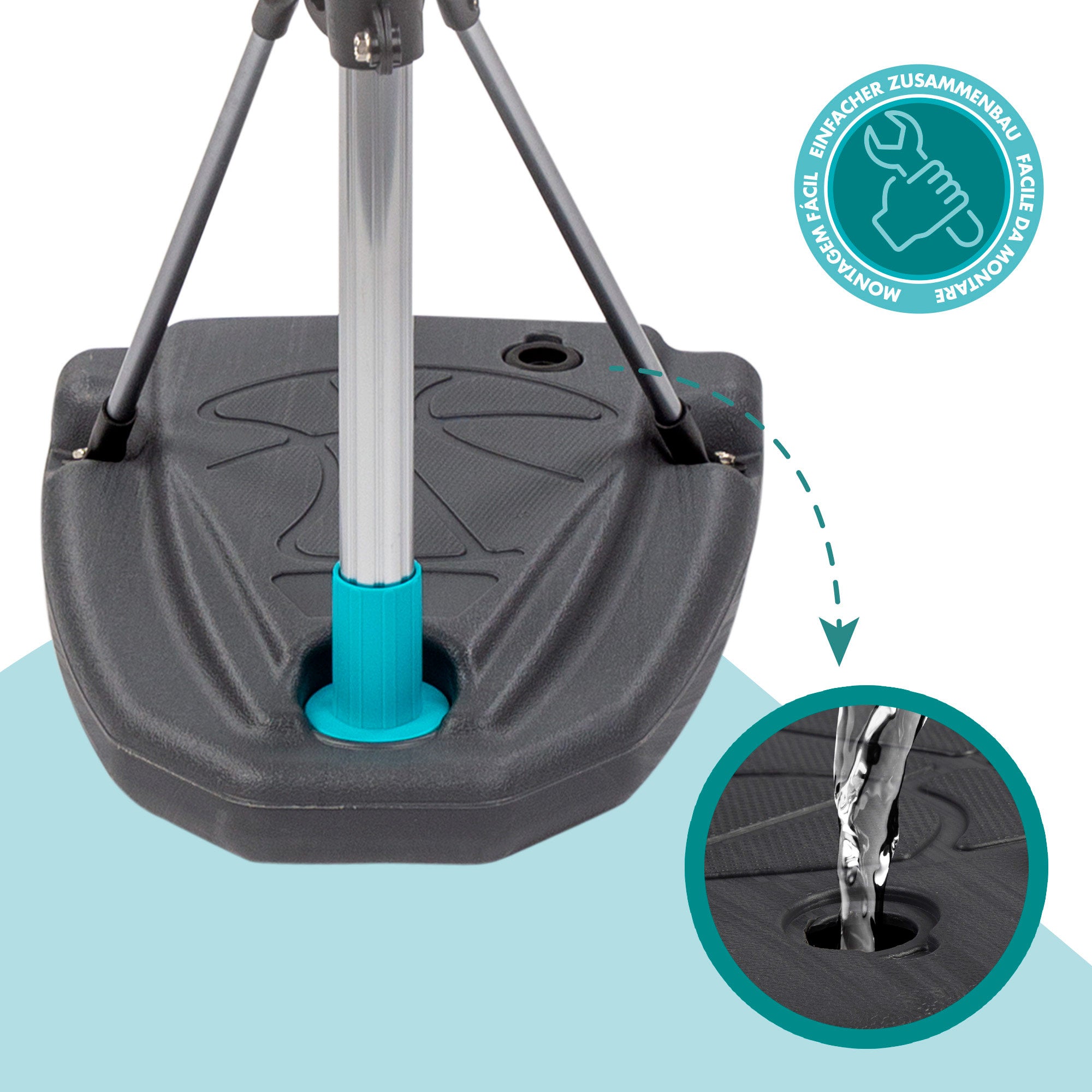 Canasta y balón de baloncesto CB Sports