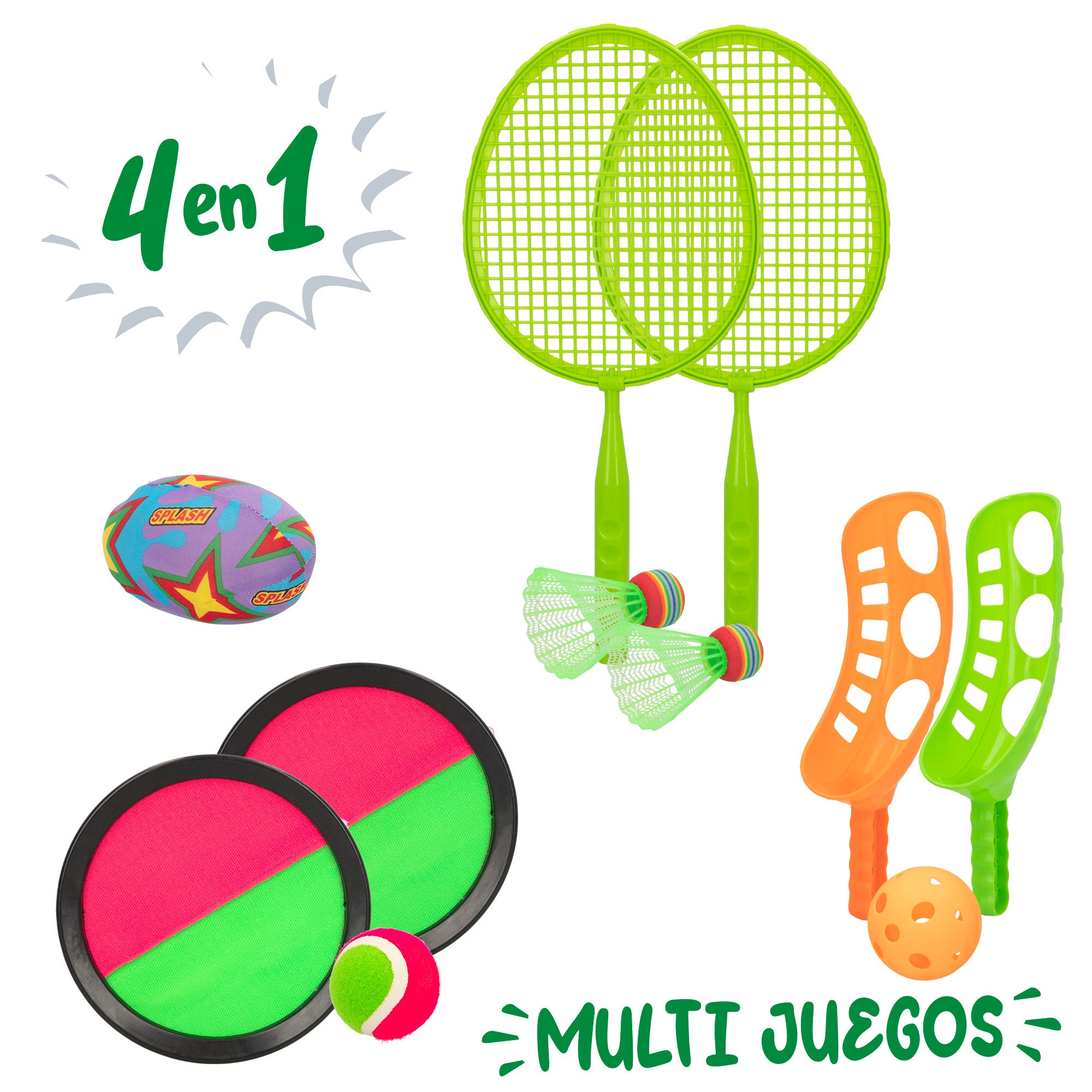 Set multijuegos exterior 4 en 1 CB Sports