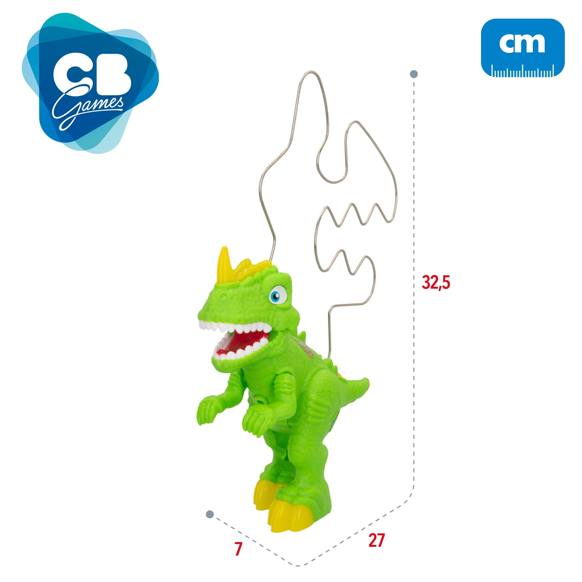 Laberinto electrónico dinosaurio con luz y sonido CB Games
