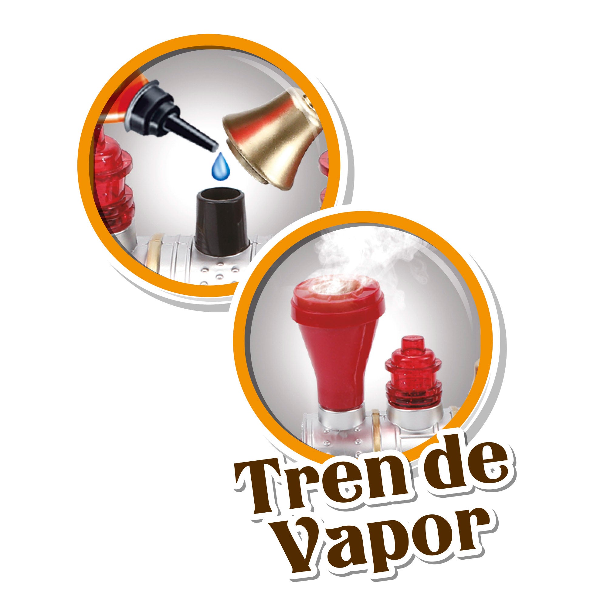 Tren de vapor con luz y sonido Speed & Go