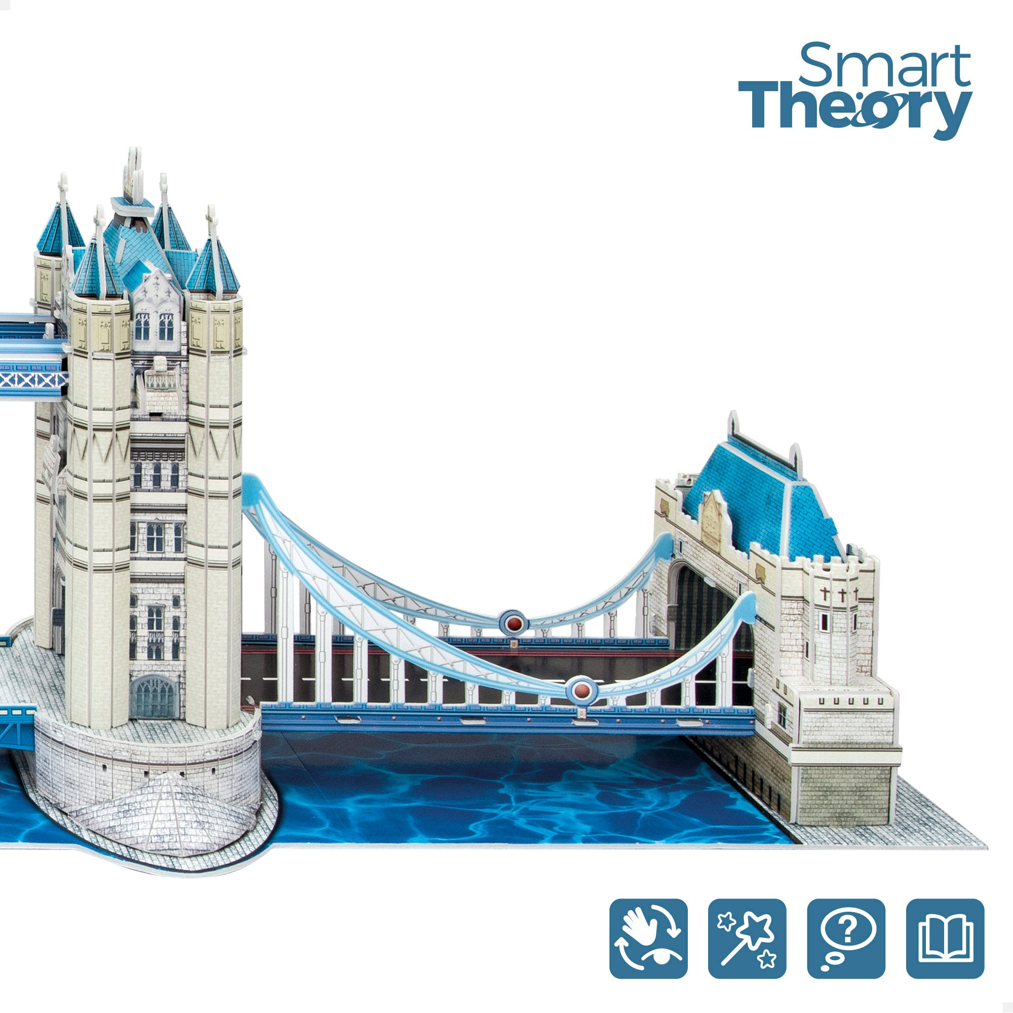Puzzle 3D Maqueta Tower Bridge 120 piezas Smart Theory