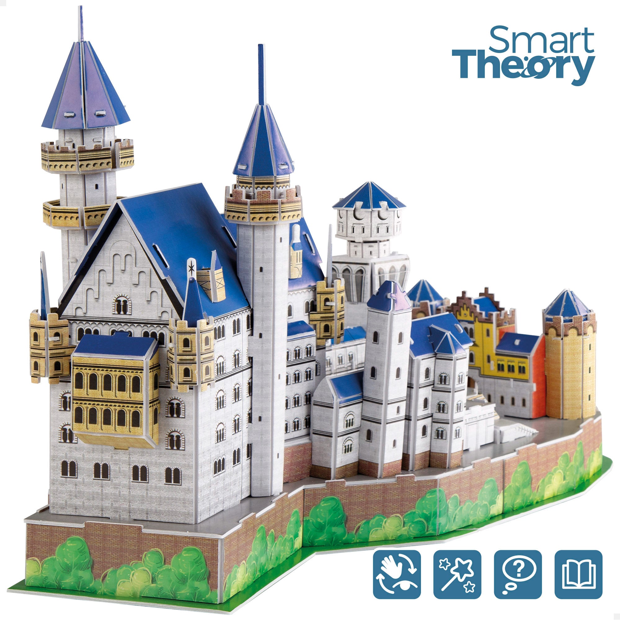 Puzzle 3D Maqueta Neuschwanstein Castle 95 piezas Smart Theory