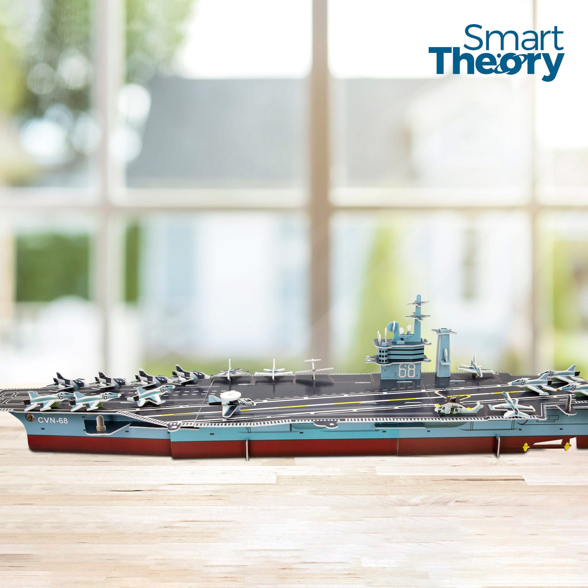 Puzzle 3D Portaviones Nimitz armada EE.UU. 67 piezas Smart Theory