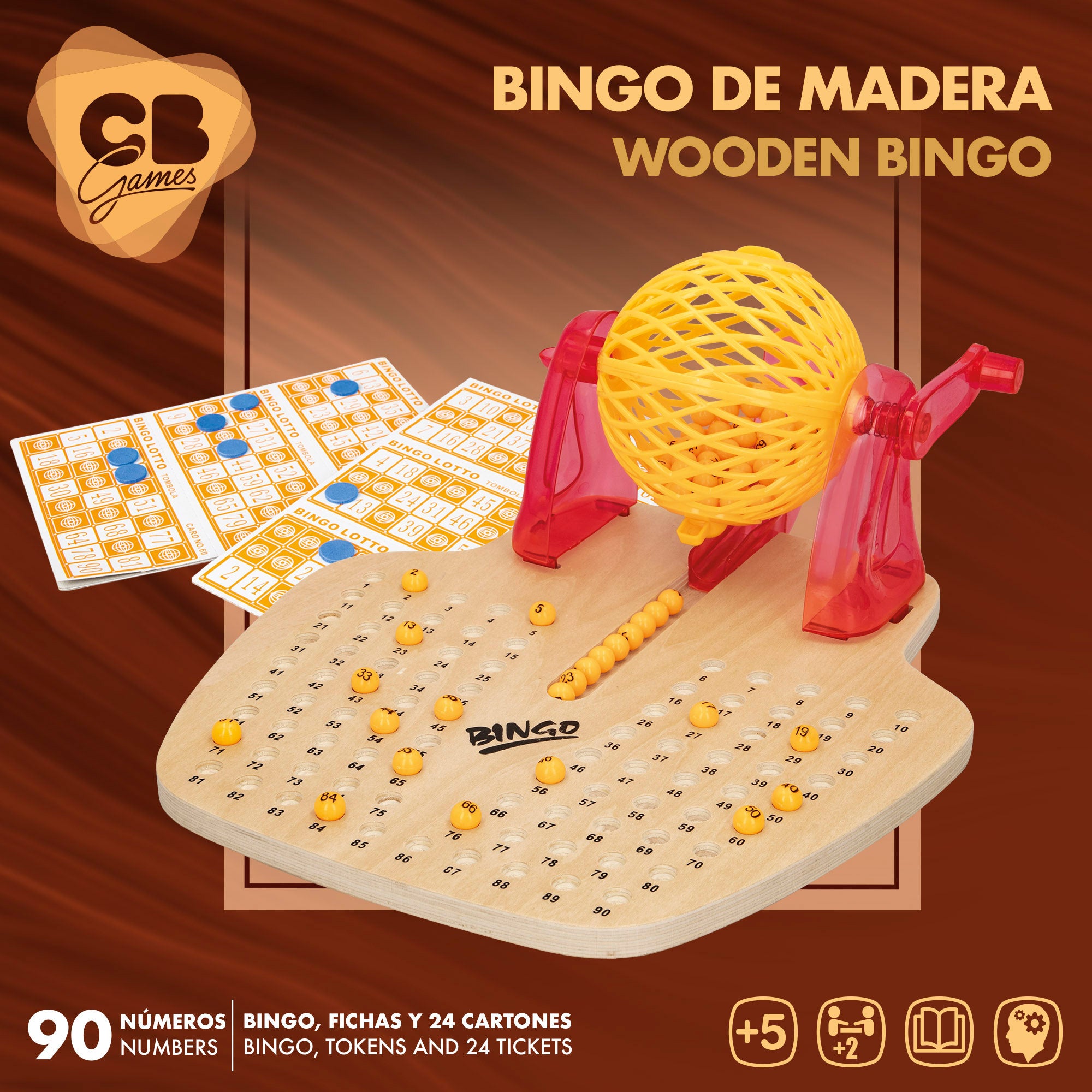 Bingo de madera CB Games