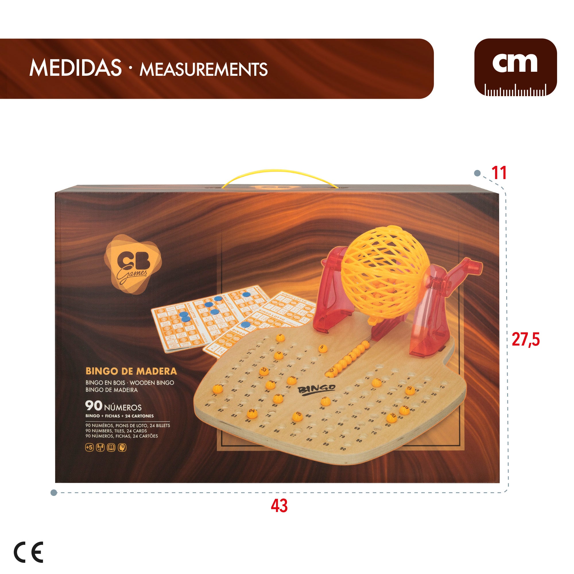 Bingo de madera CB Games