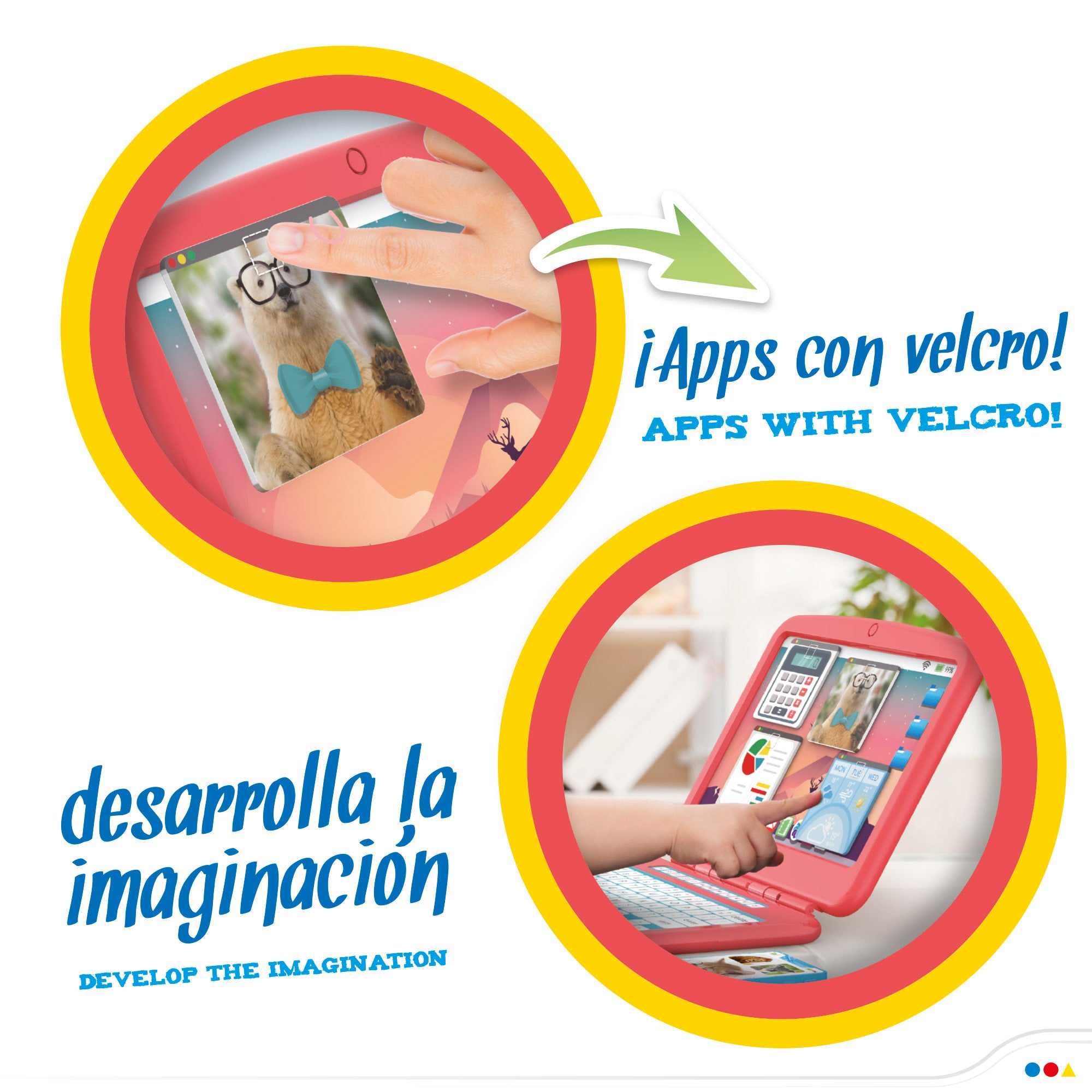 Ordenador de juguete con accesorios Good Idea!