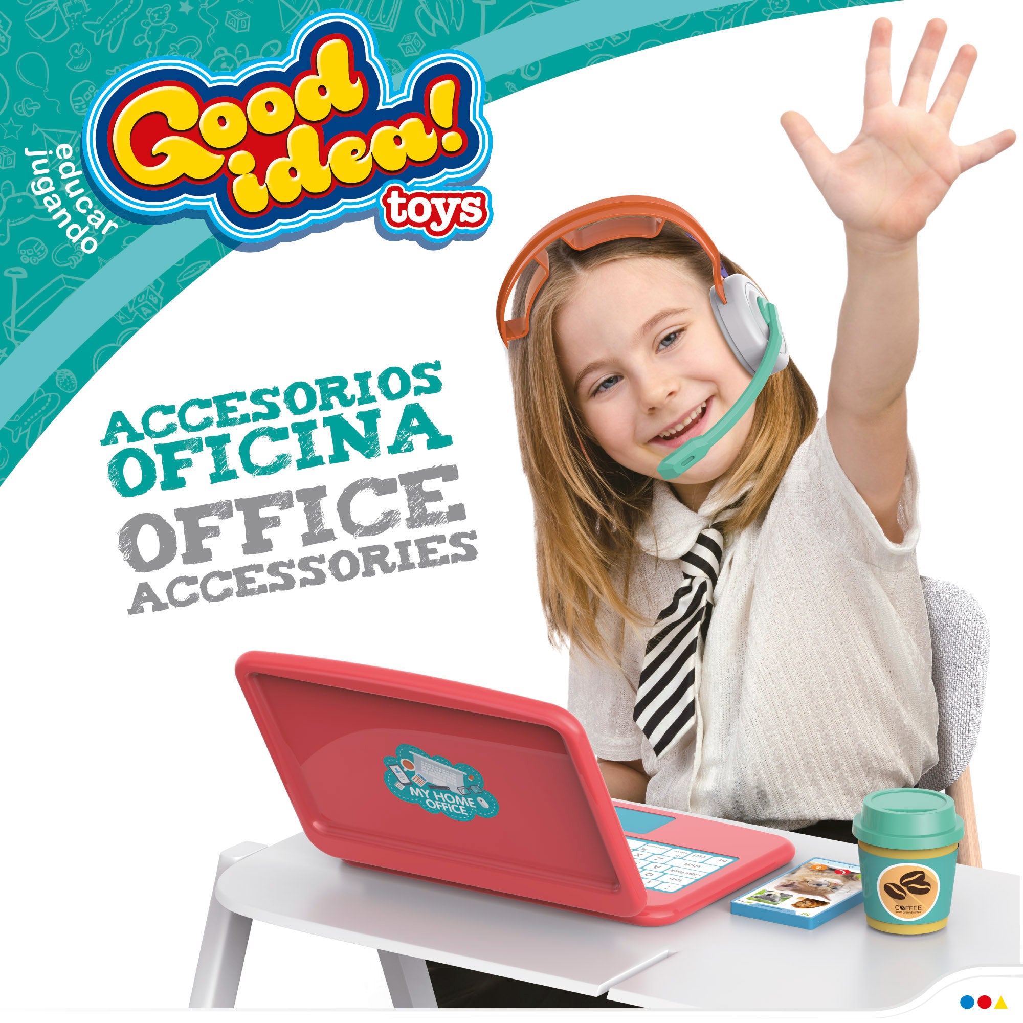 Ordenador de juguete con accesorios Good Idea!