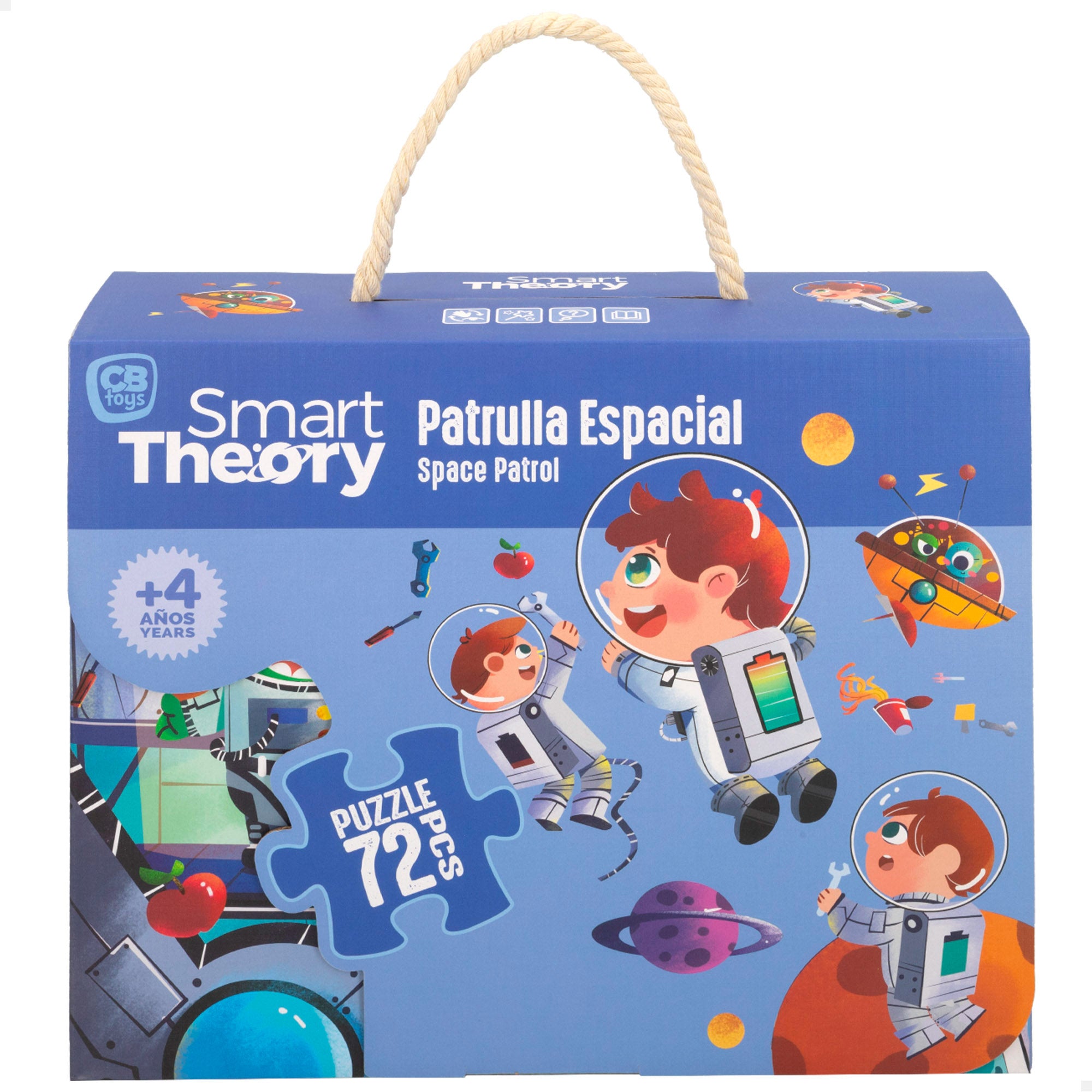 Puzzle espacio 72 piezas grandes Smart Theory