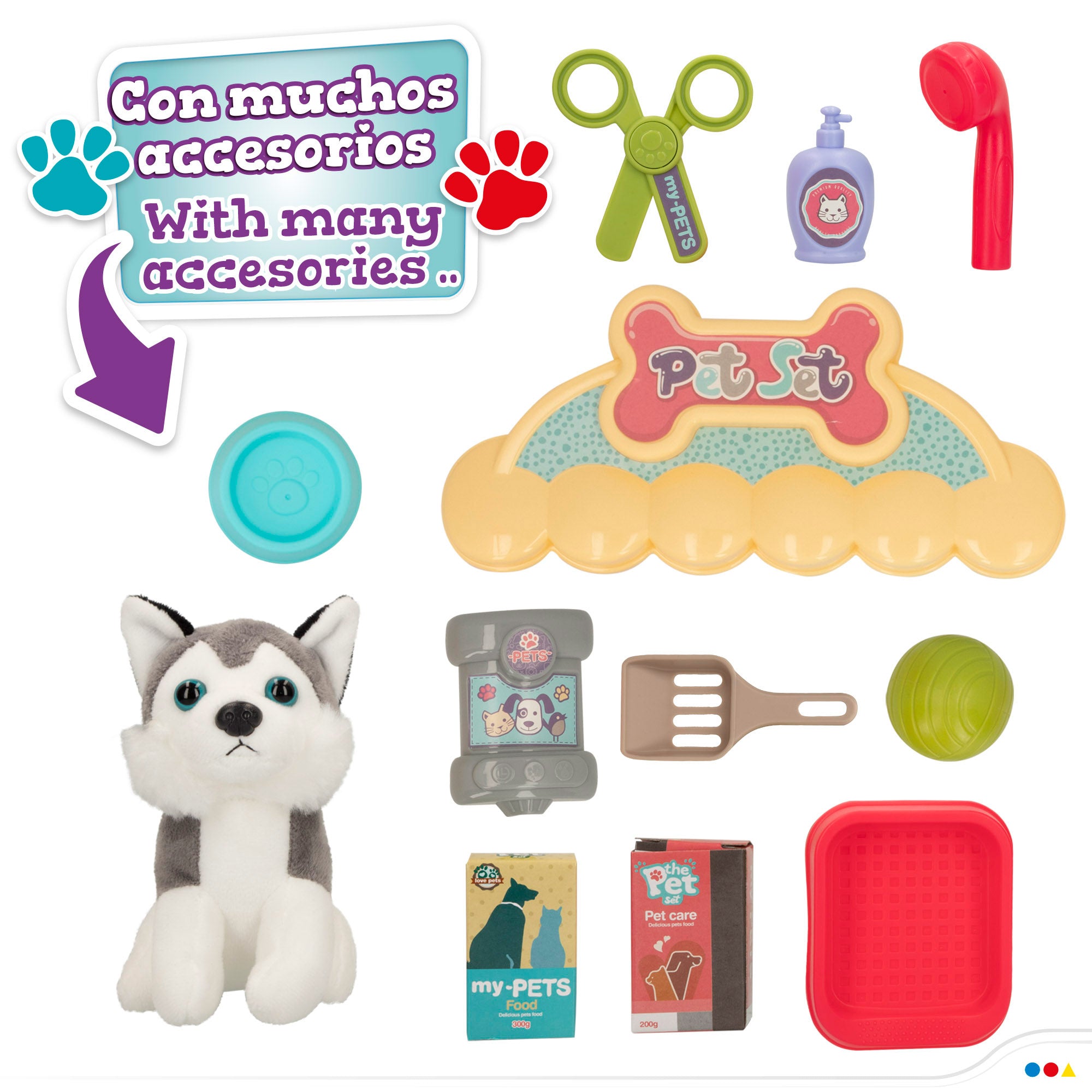 Maletín peluquería canina juguete 2 en 1 Go Go Friends