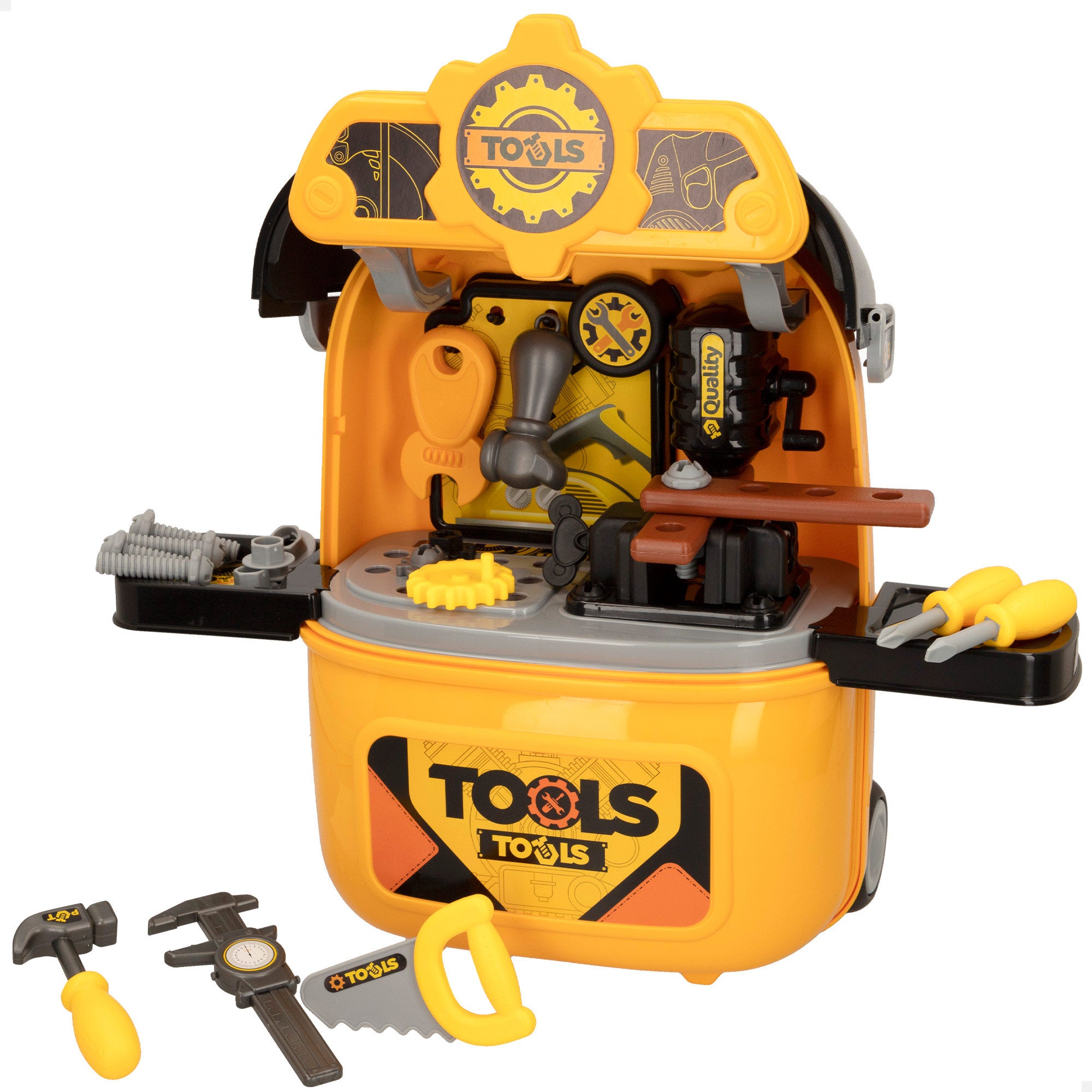 Maletín herramientas de juguete portátil 2 en 1 My Tools