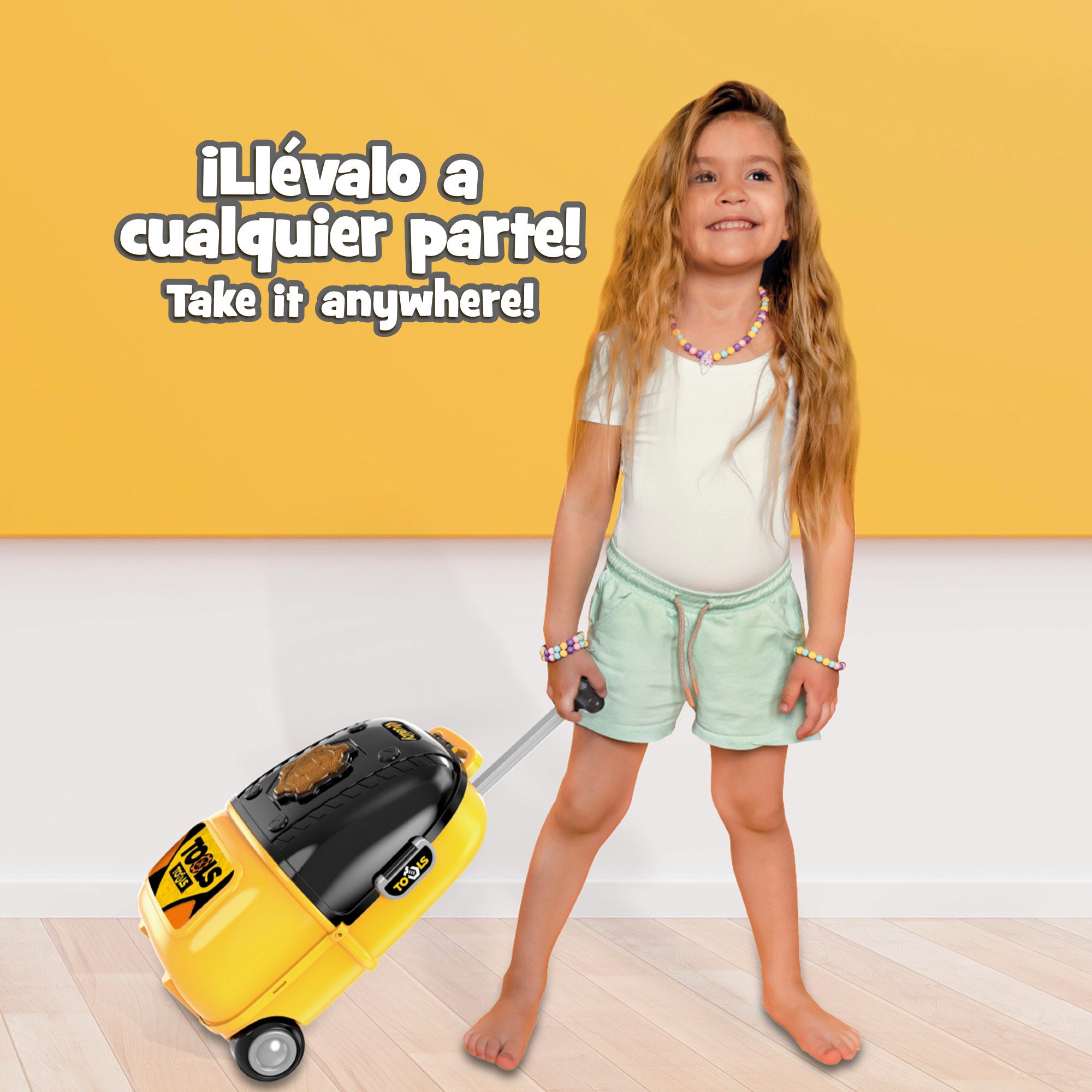 Maletín herramientas de juguete portátil 2 en 1 My Tools