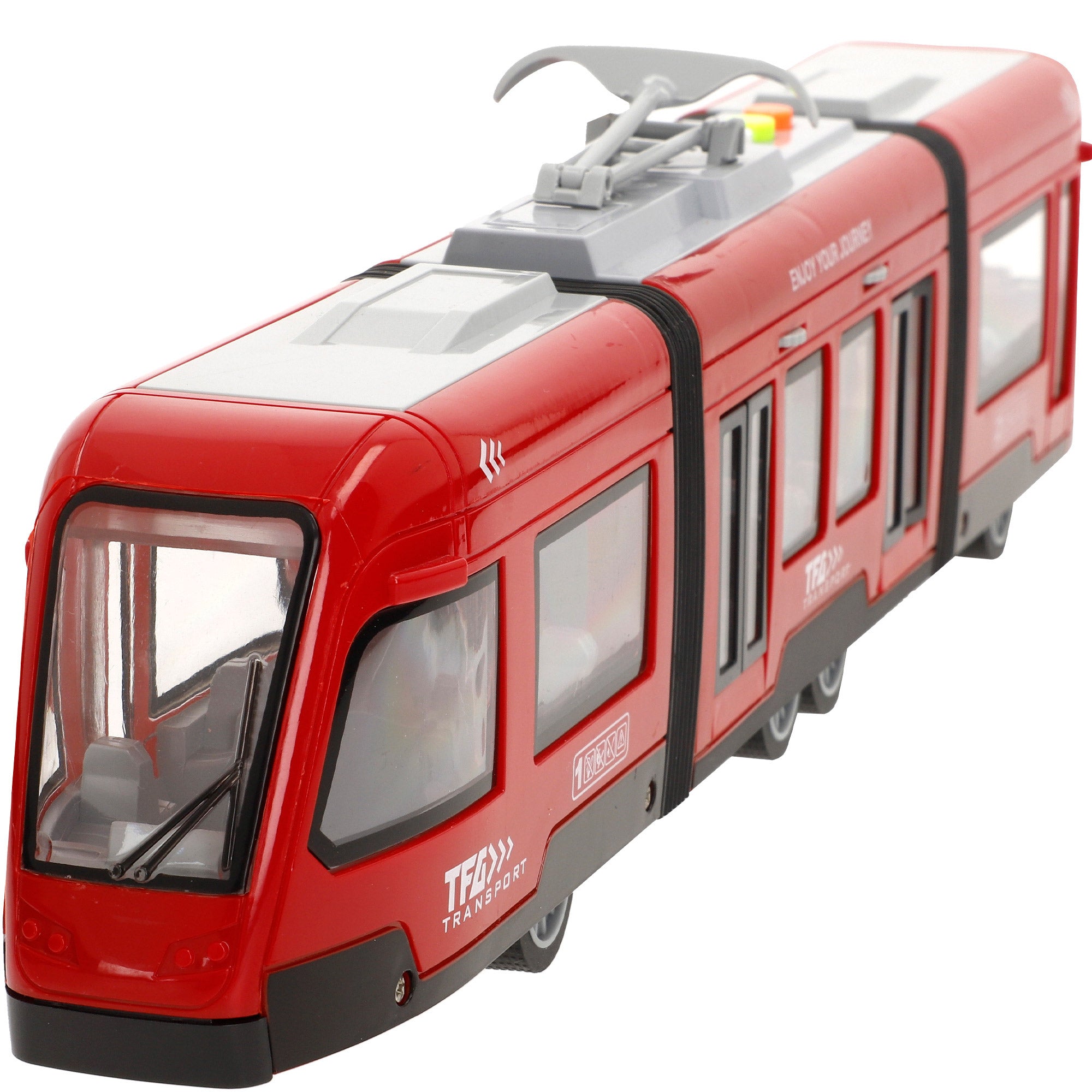 Tranvía urbano de juguete con luz y sonido 1:16 Speed & Go