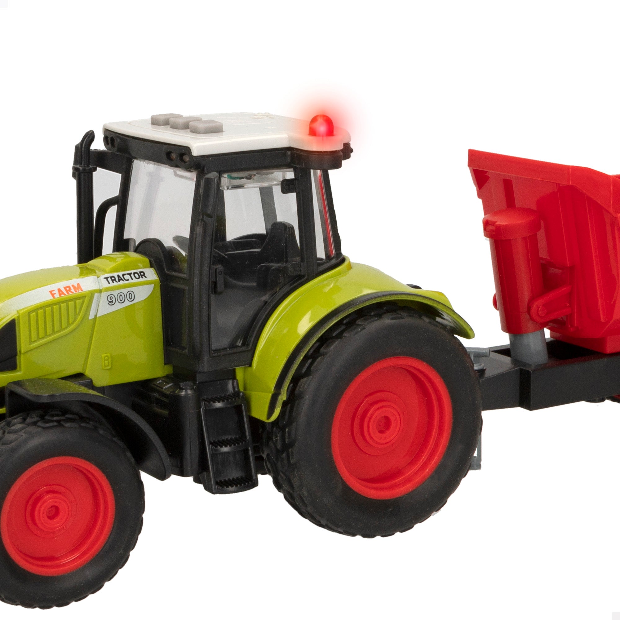 Tractor fricción con remolque, luz y sonido Speed & Go