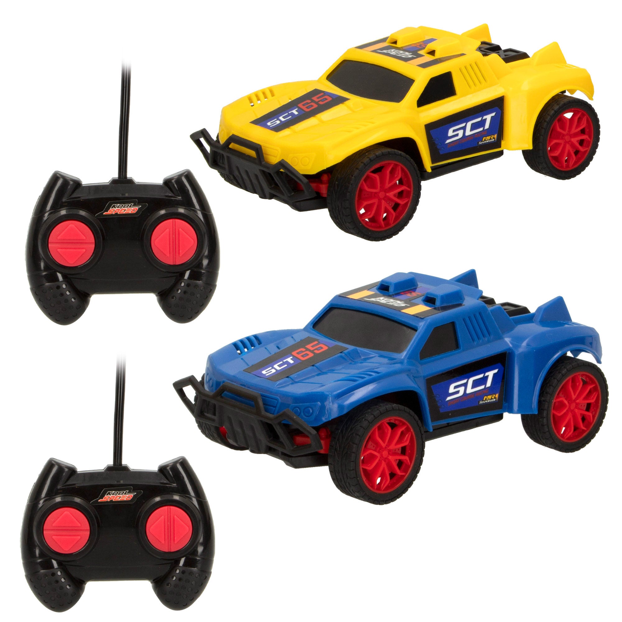 Pack 2 coches radiocontrol de rally 1:24 Speed & Go
