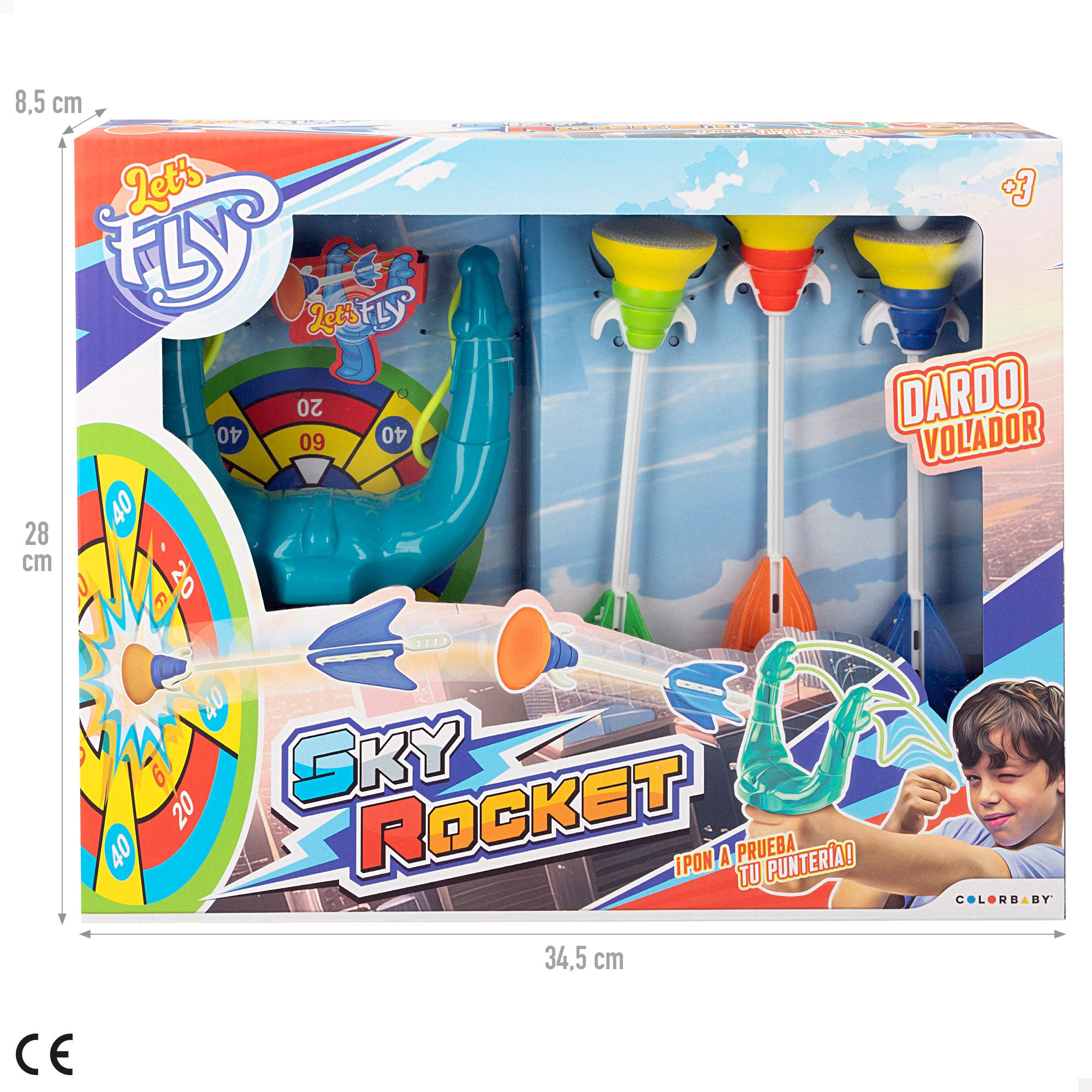 Set diana con lanzador de dardos CB Sports