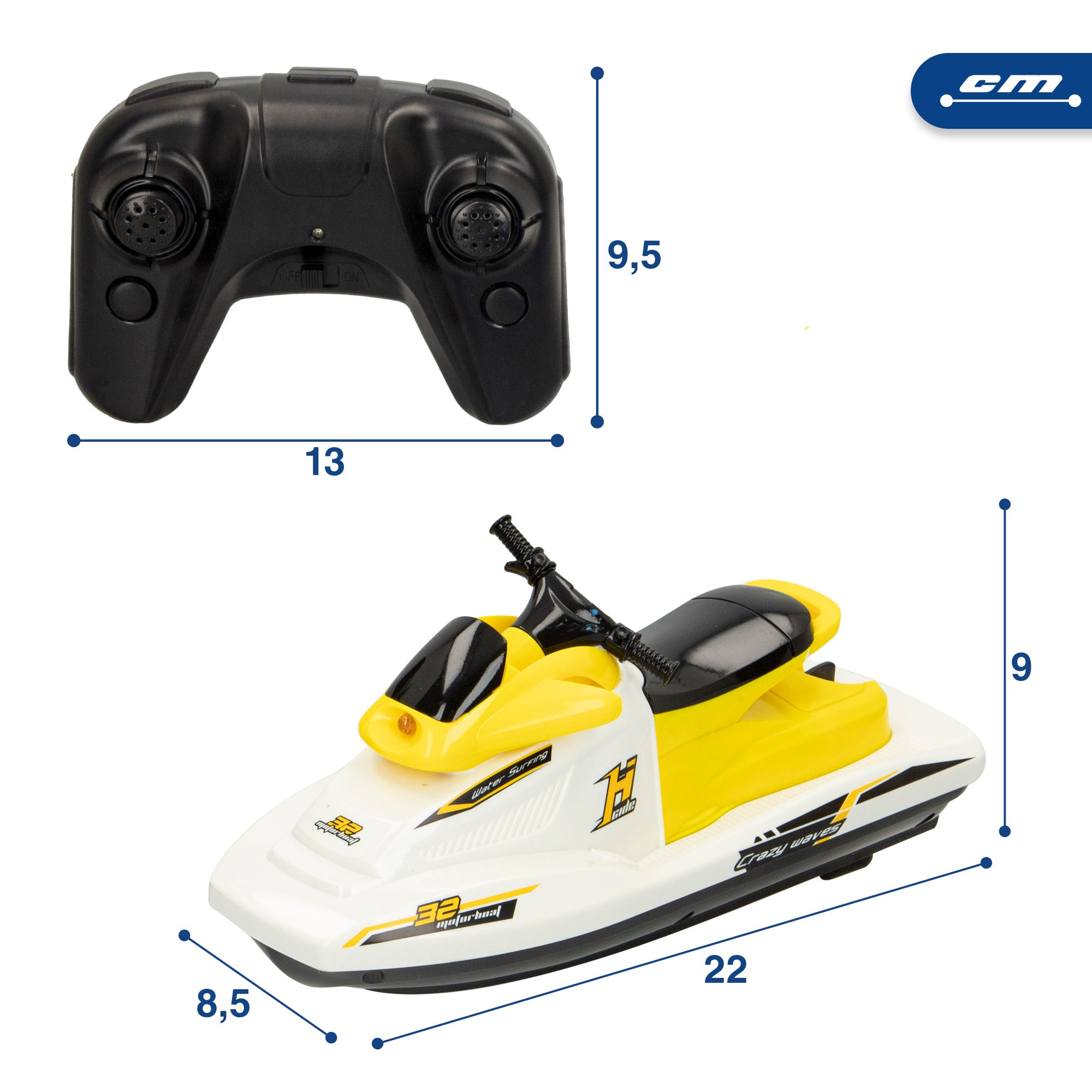 Moto de agua radiocontrol 1:47 Racing Boat