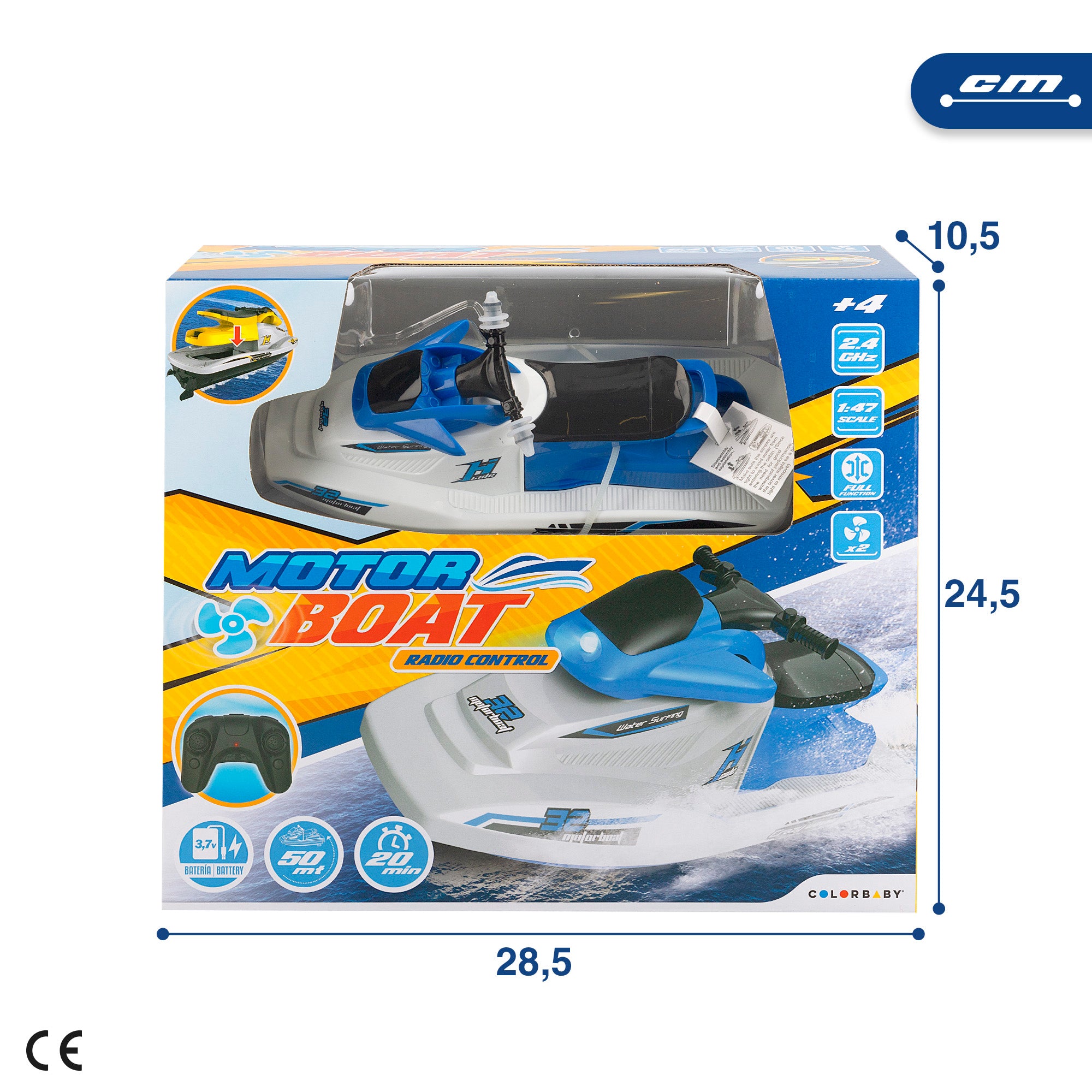 Moto de agua radiocontrol 1:47 Racing Boat