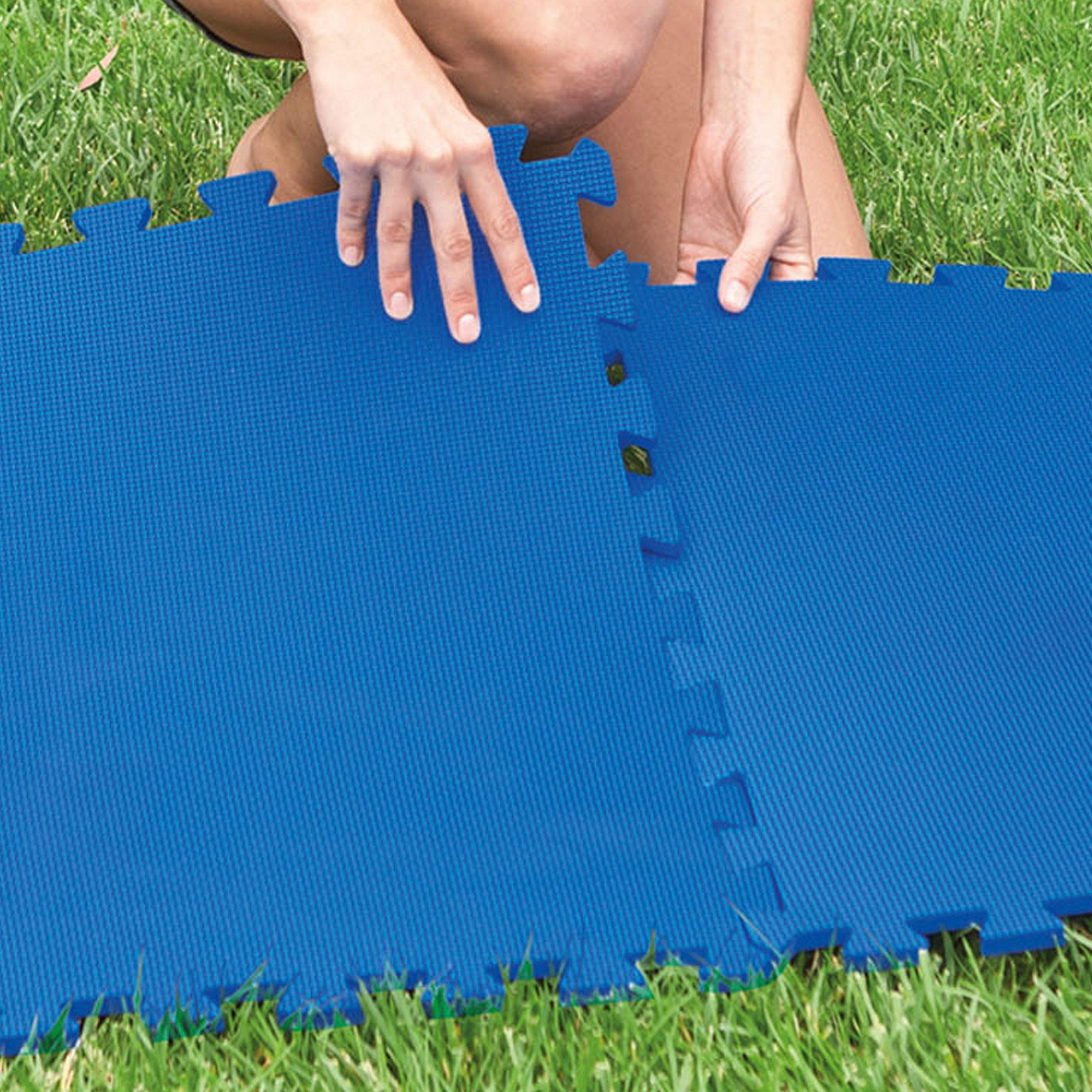 INTEX Protector suelo para piscinas 50x50x1 cm - 8 piezas