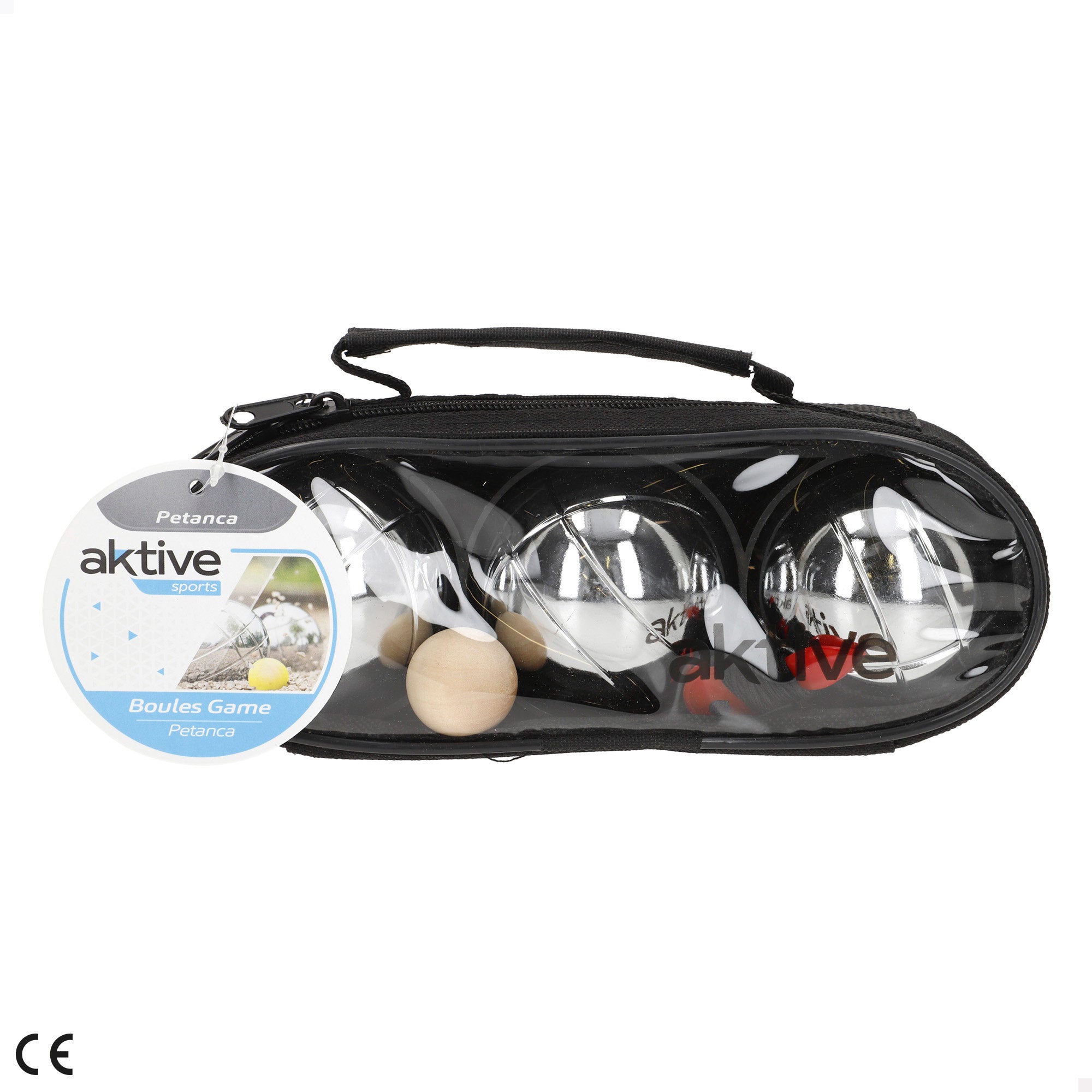 Estuche petanca con 3 bolas Aktive Sports