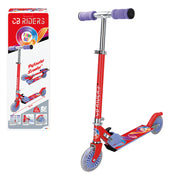 Patinete 2 ruedas rojo plegable CB Riders