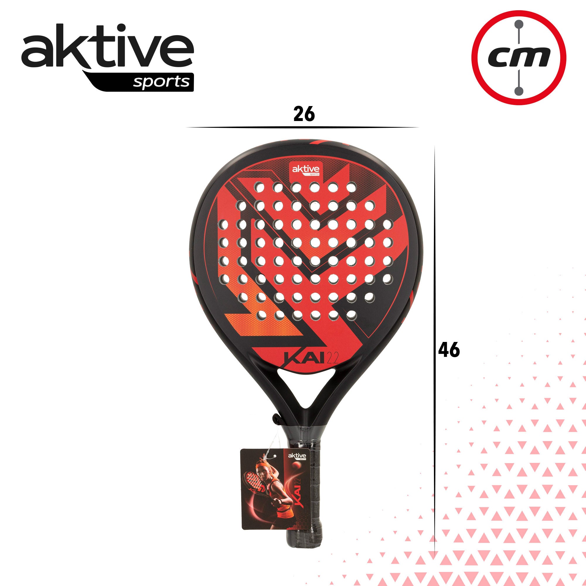 Pala de pádel Kai 2.2 Control Aktive