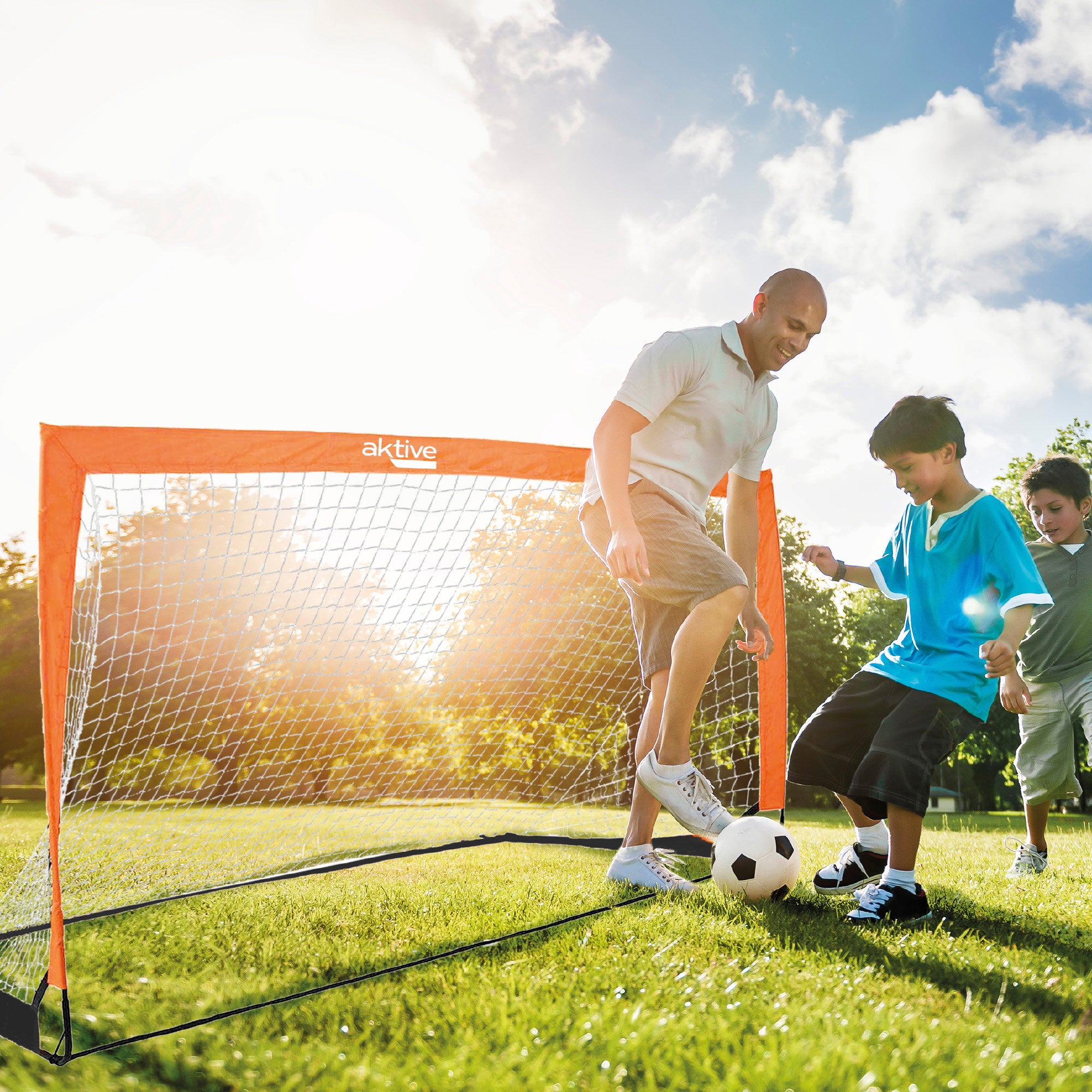 Portería de fútbol plegable Aktive Sports