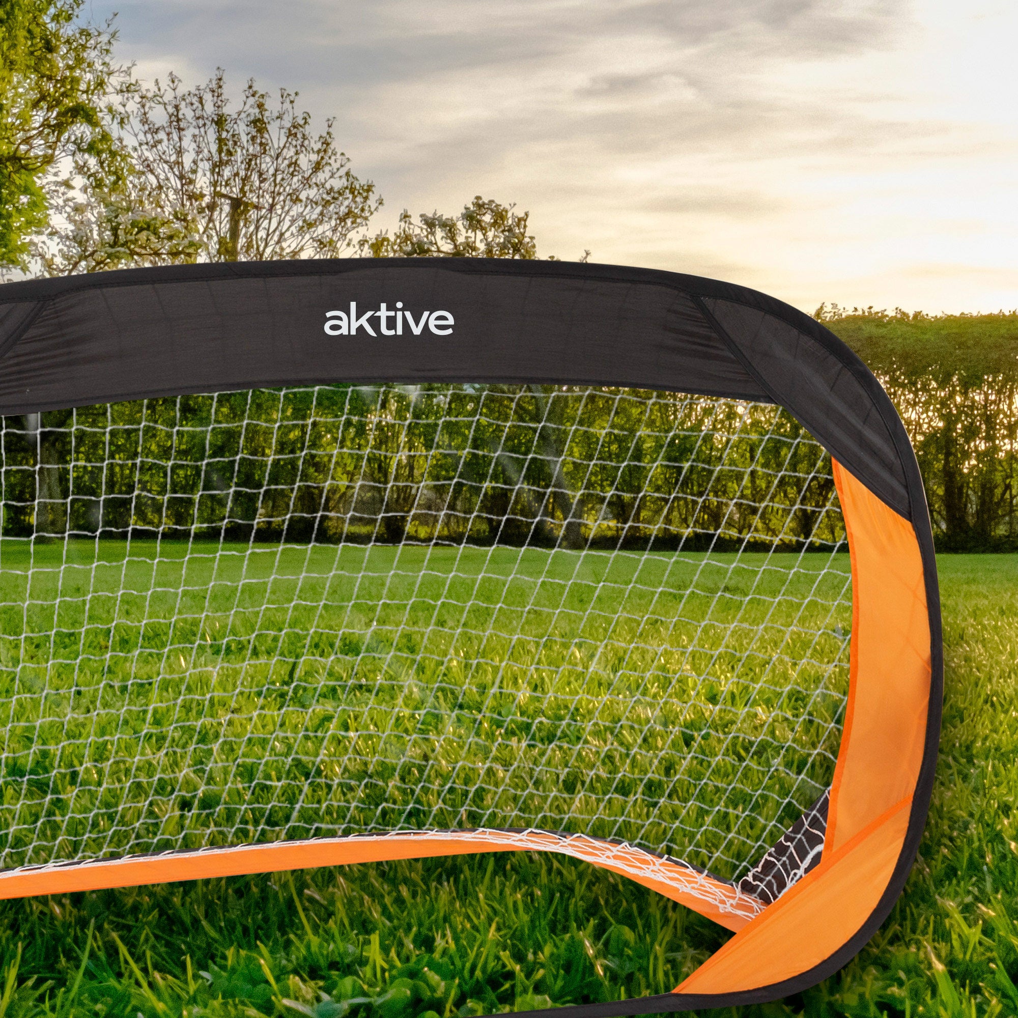Set 2 Porterías de fútbol Pop-Up Aktive Sports