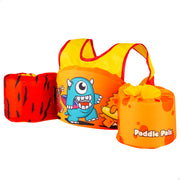 Aqua Sport Chaleco salvavidas niño monstruos 15-30 kg regulable