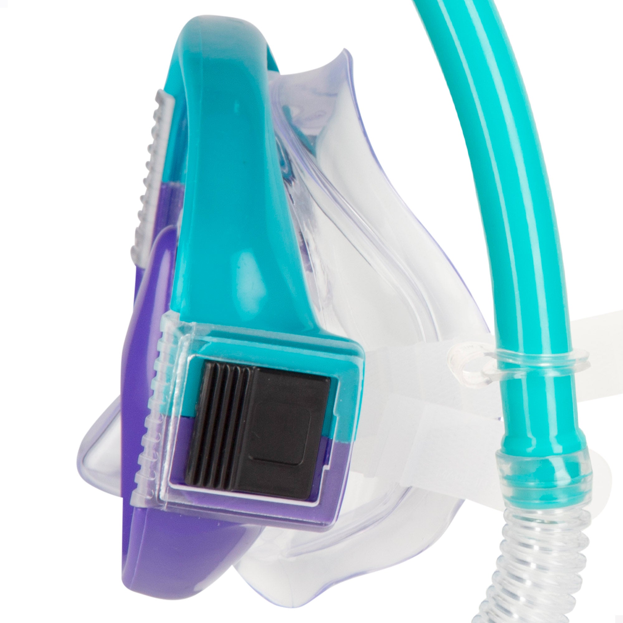 Aqua Sport Set gafas de buceo y tubo adulto turquesa/lila