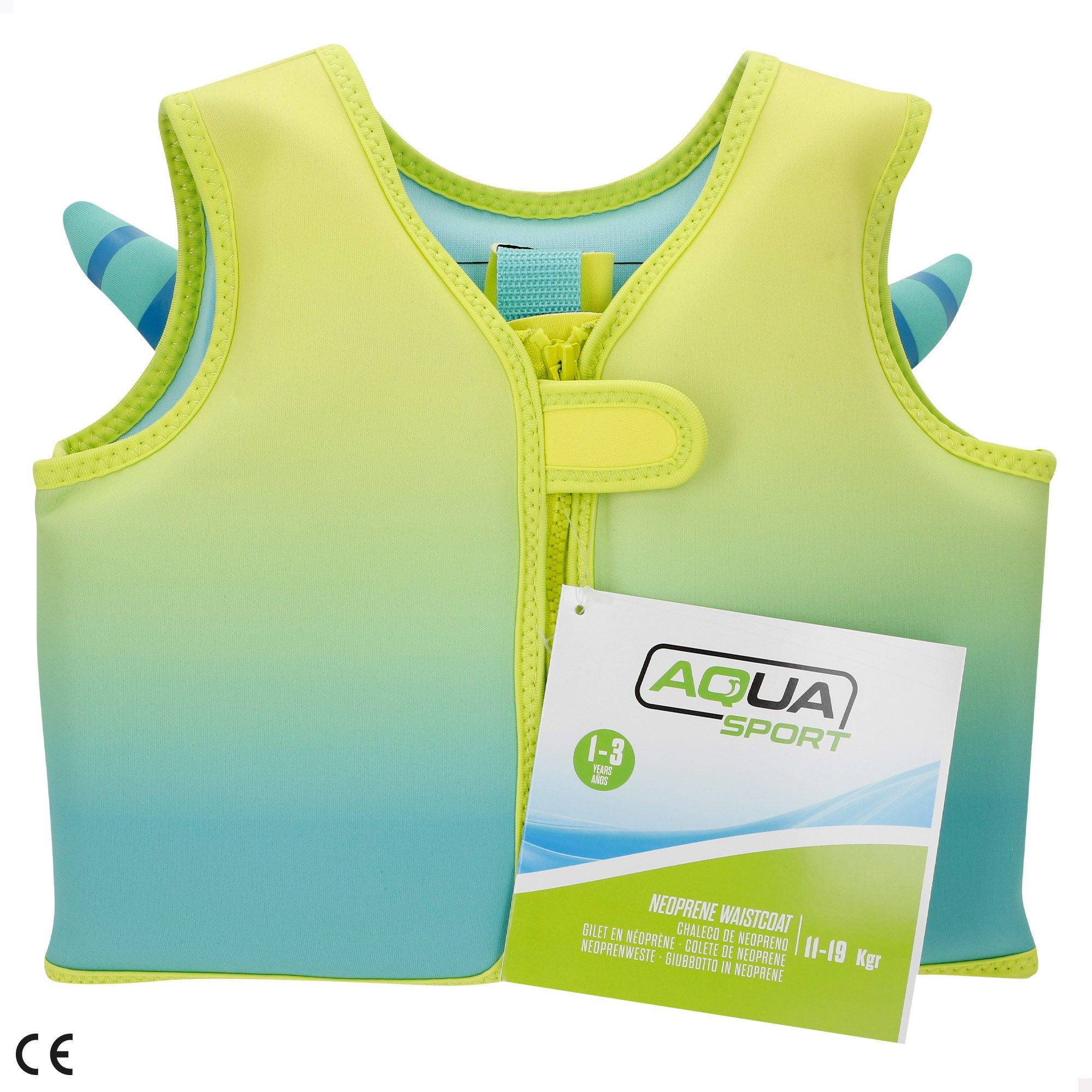 Chaleco neopreno niños flotación 1-3 años Aqua Sport