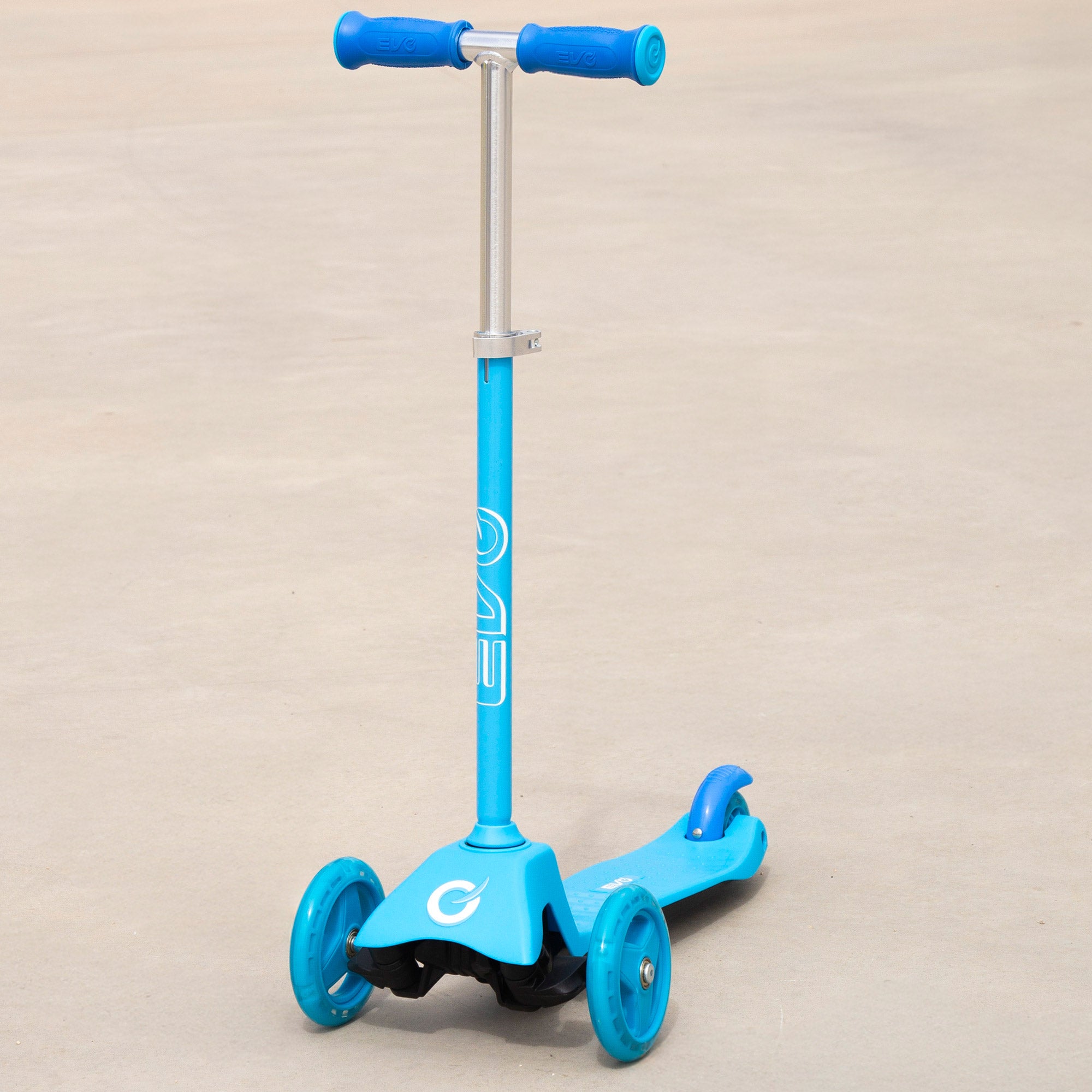 Patinete 3 ruedas azul ajustable EVO