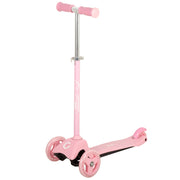 Patinete 3 ruedas rosa ajustable EVO