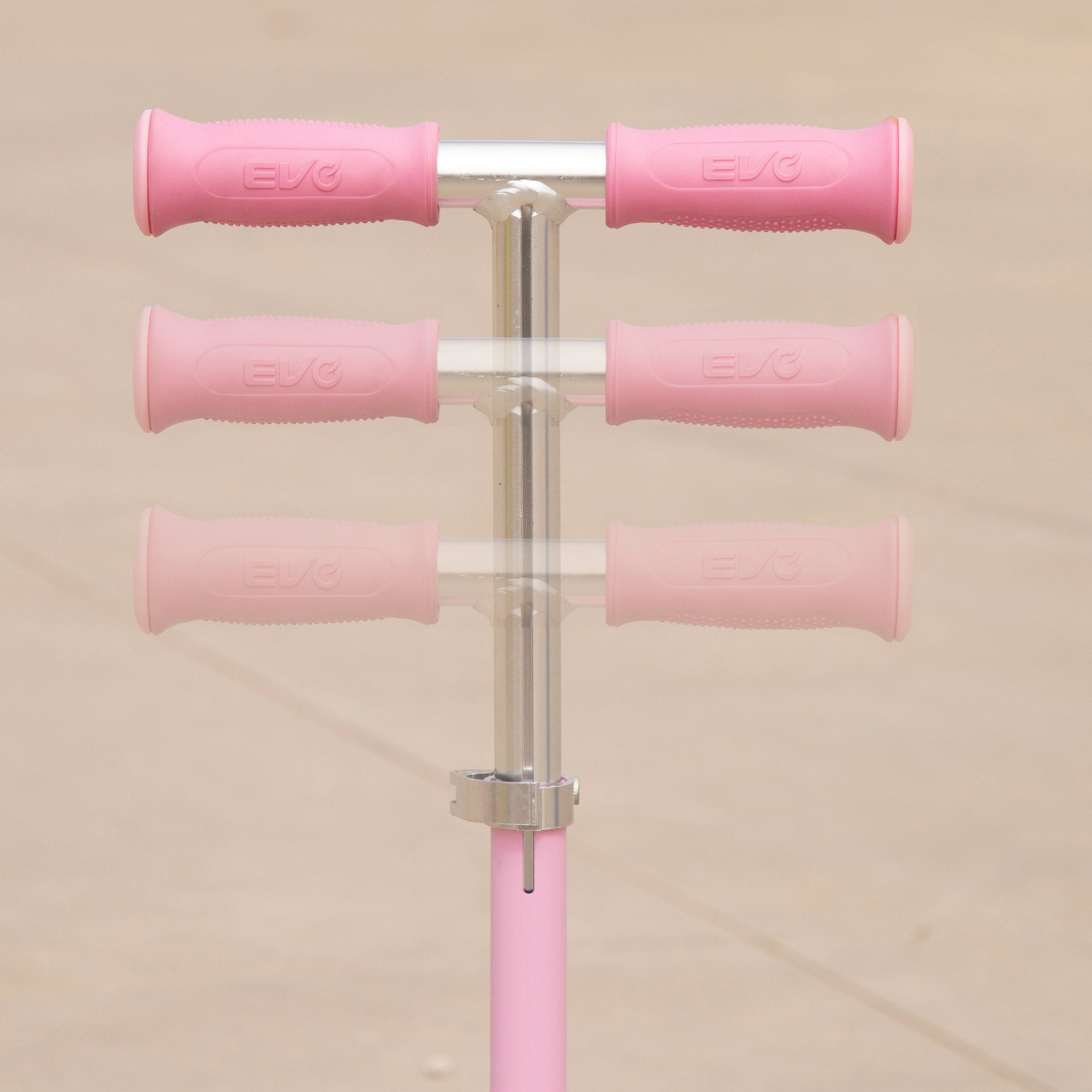 Patinete 3 ruedas rosa ajustable EVO