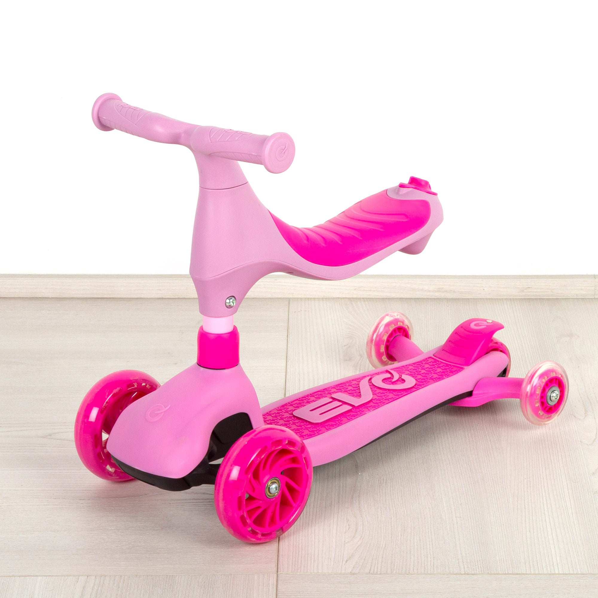 Patinete evolutivo 4 en 1 rosa EVO