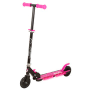 Patinete rosa 2 ruedas luces multicolor EVO