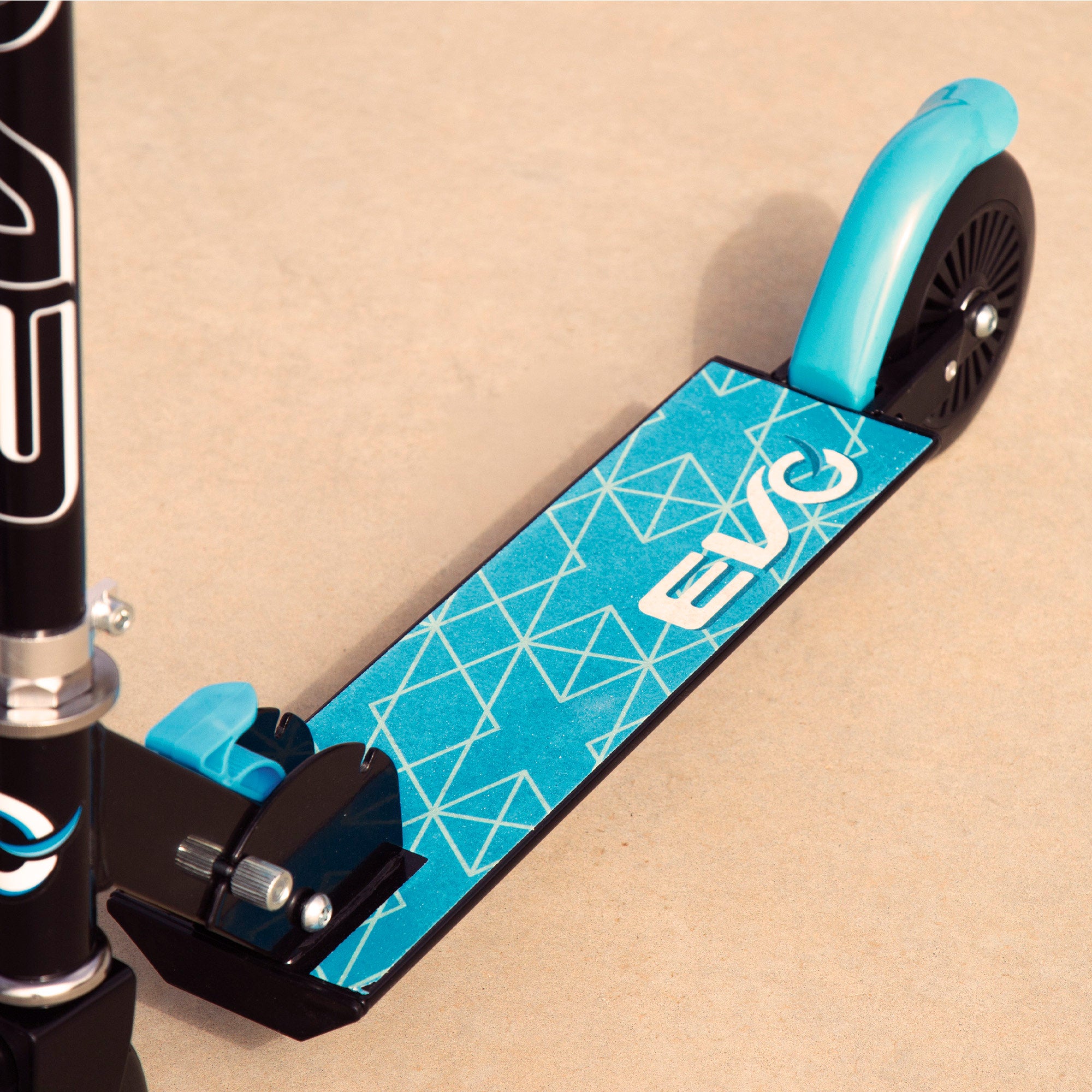 Patinete 2 ruedas plegable y ajustable azul EVO