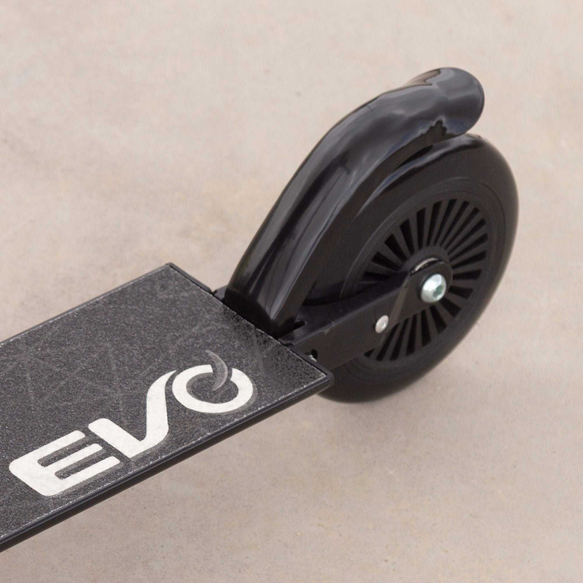 Patinete 2 ruedas plegable y ajustable negro EVO