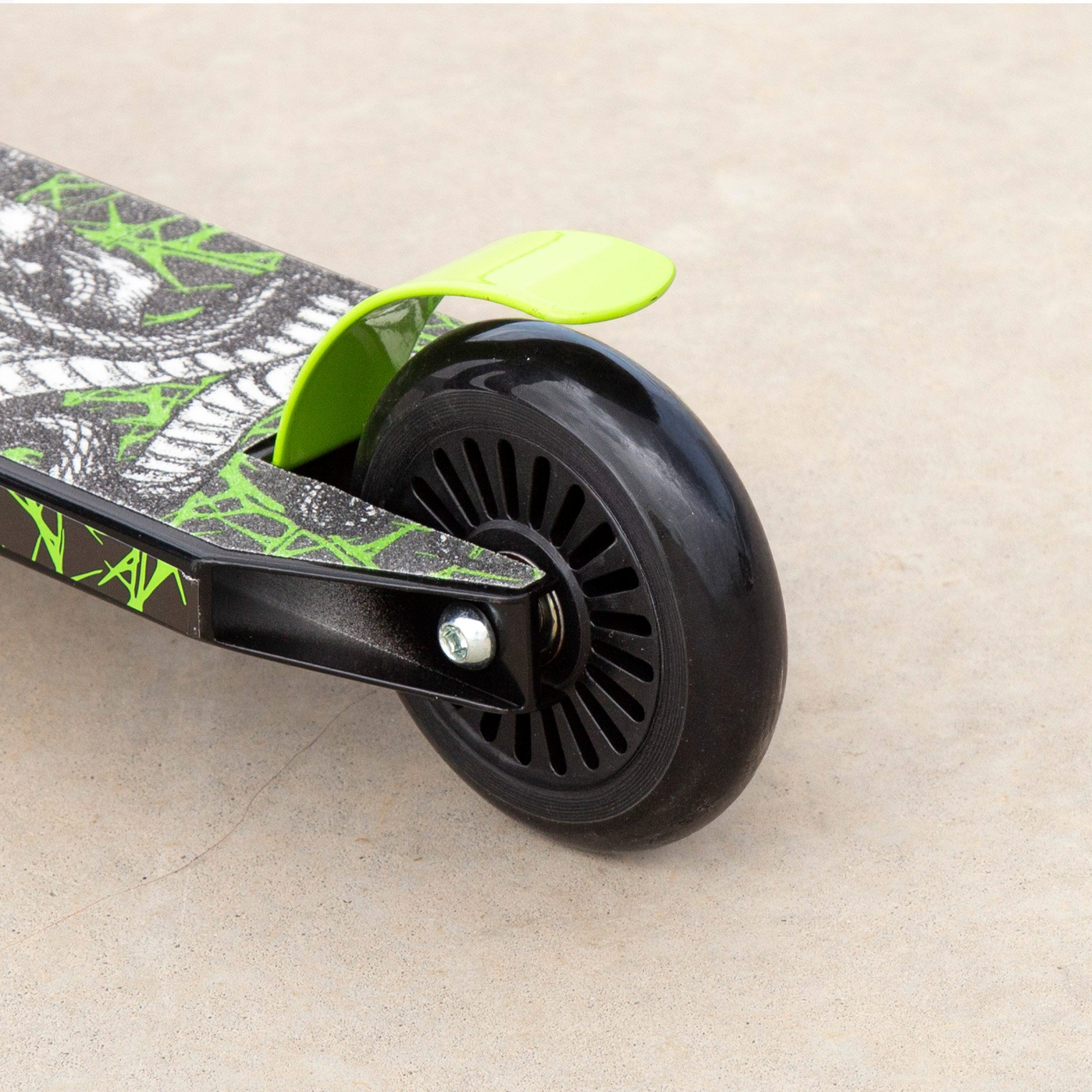 Patinete infantil manillar 360º negro y verde EVO