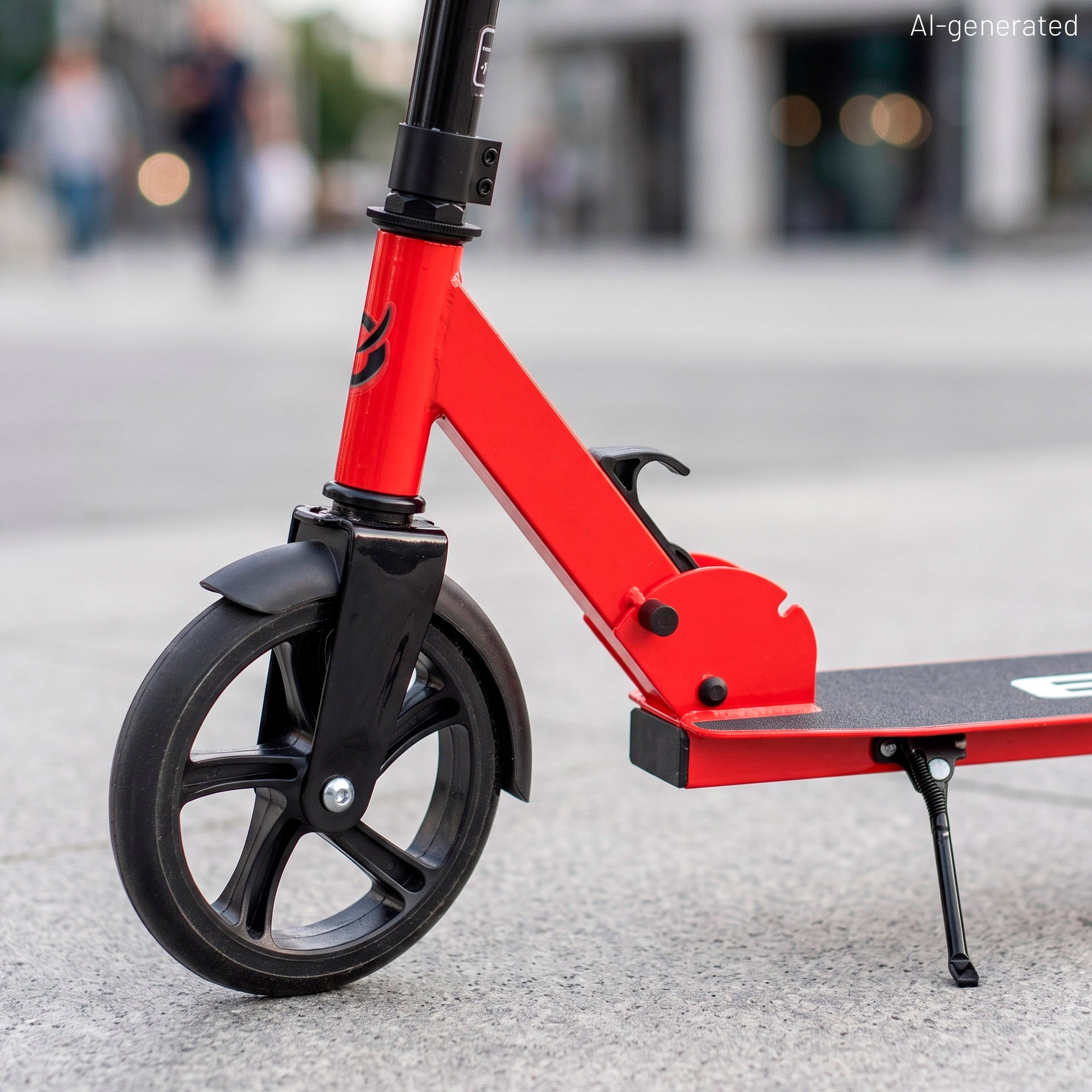 Patinete plegable rojo + 8 años EVO